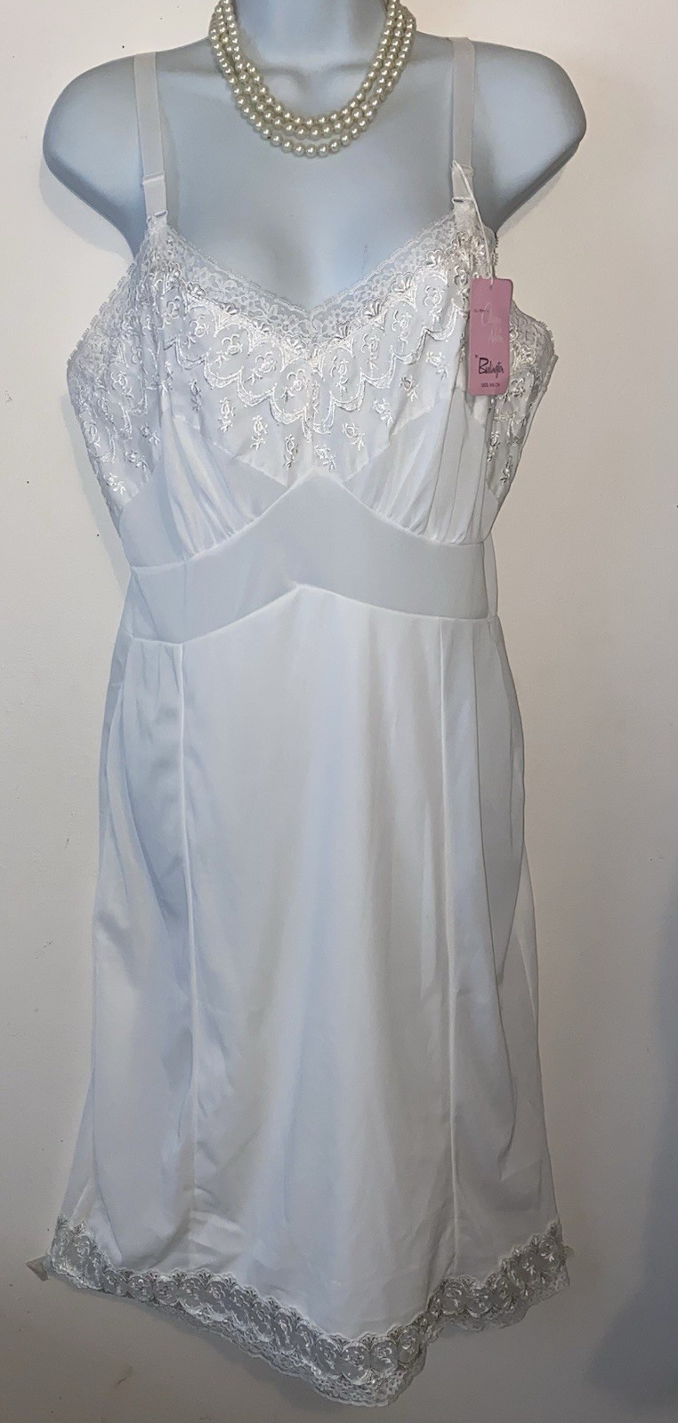 VTG 60’s Carol Brent Full Nylon Slip Original Store Tag Size 36 T Beautiful