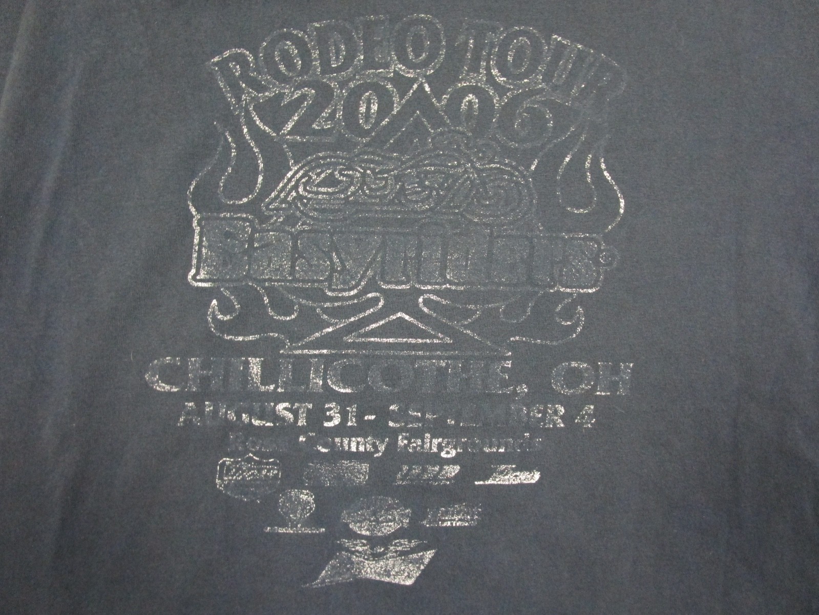 Vintage Y2K Easyriders T Shirt (XL) Motorcycles Biker Rodeo Tour 2006 Ohio T