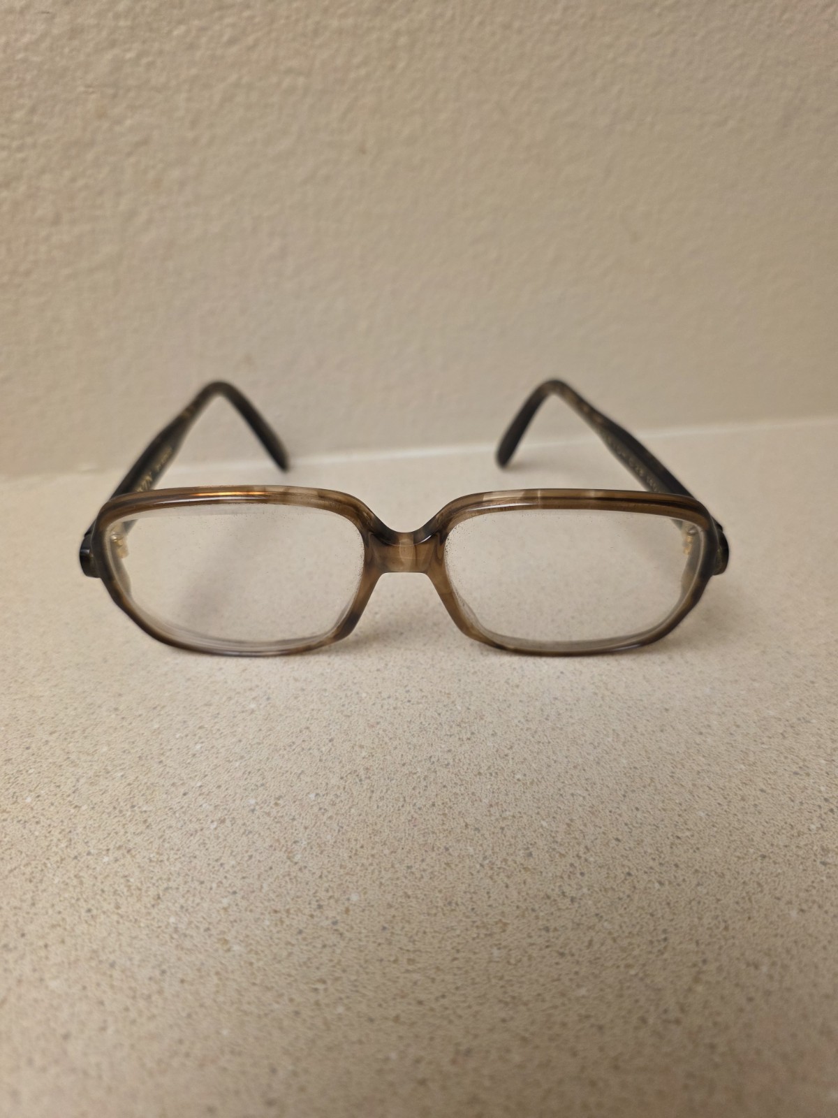 Lanvin By Kenco Vintage 70’s Senator C28 140mm Eyeglasses Brown France