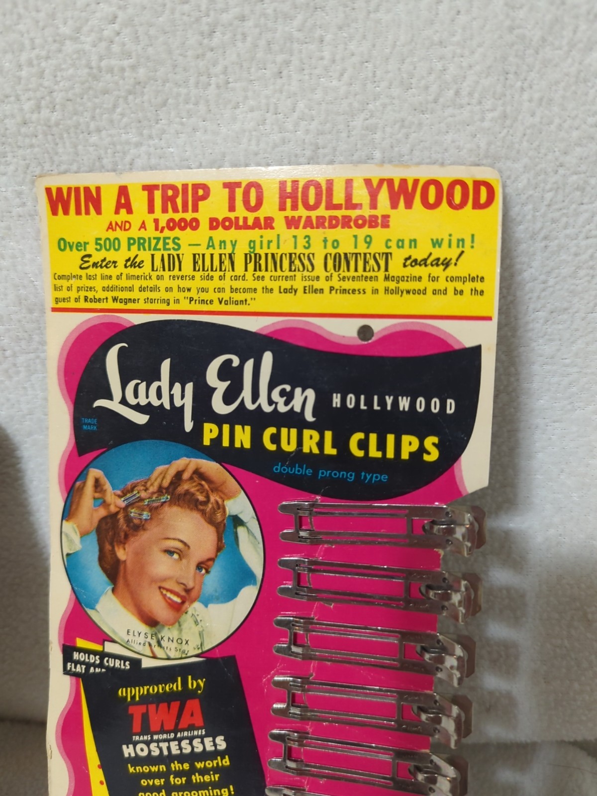 Vintage Lady Ellen Hollywood Arched Klippies Tip Top Curlers Pin Curl Clips…