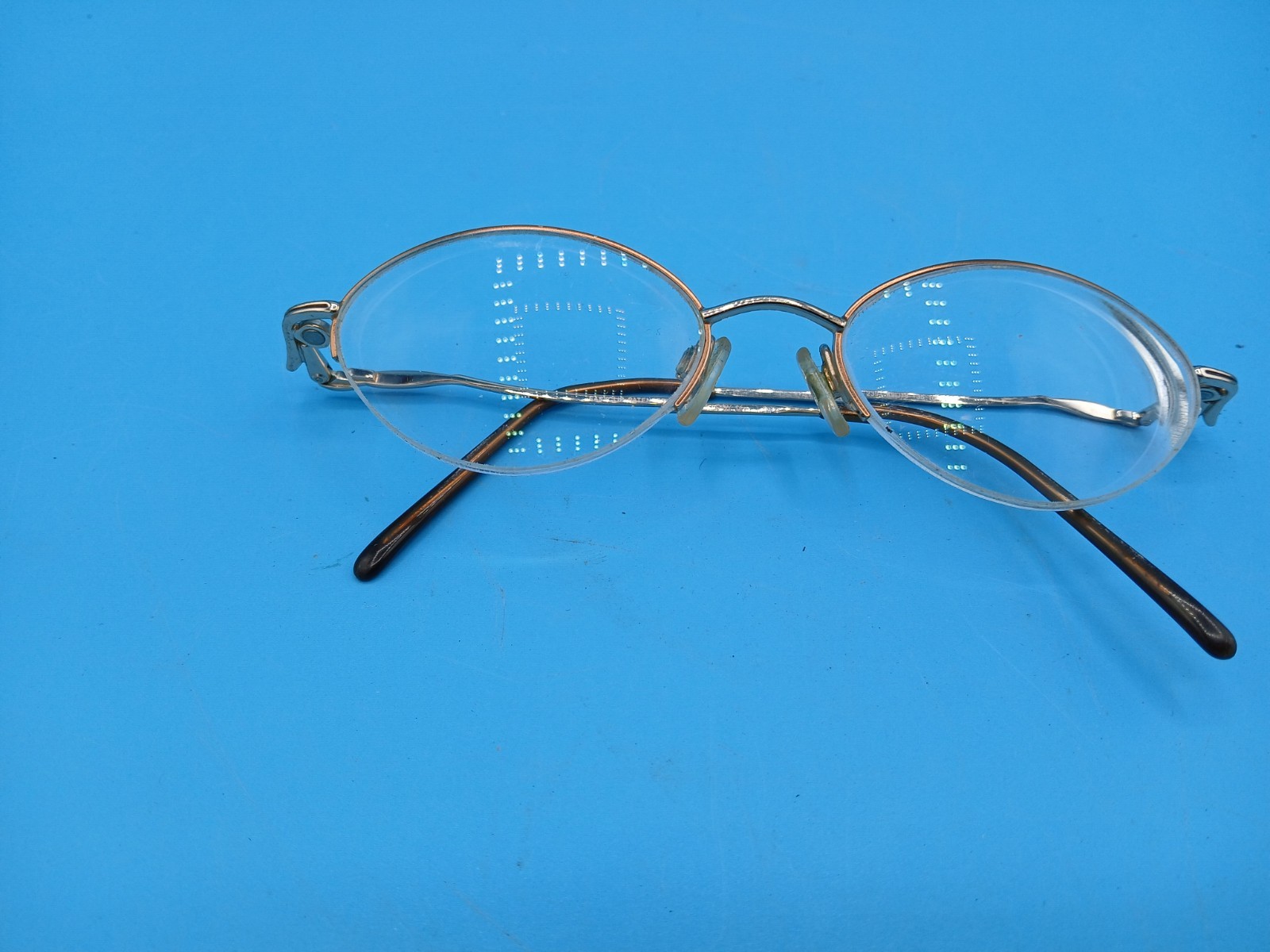 Rimless Eyeglasses Oval Frame St Honoré 2394 49□18 EasyClip Patented 135mm