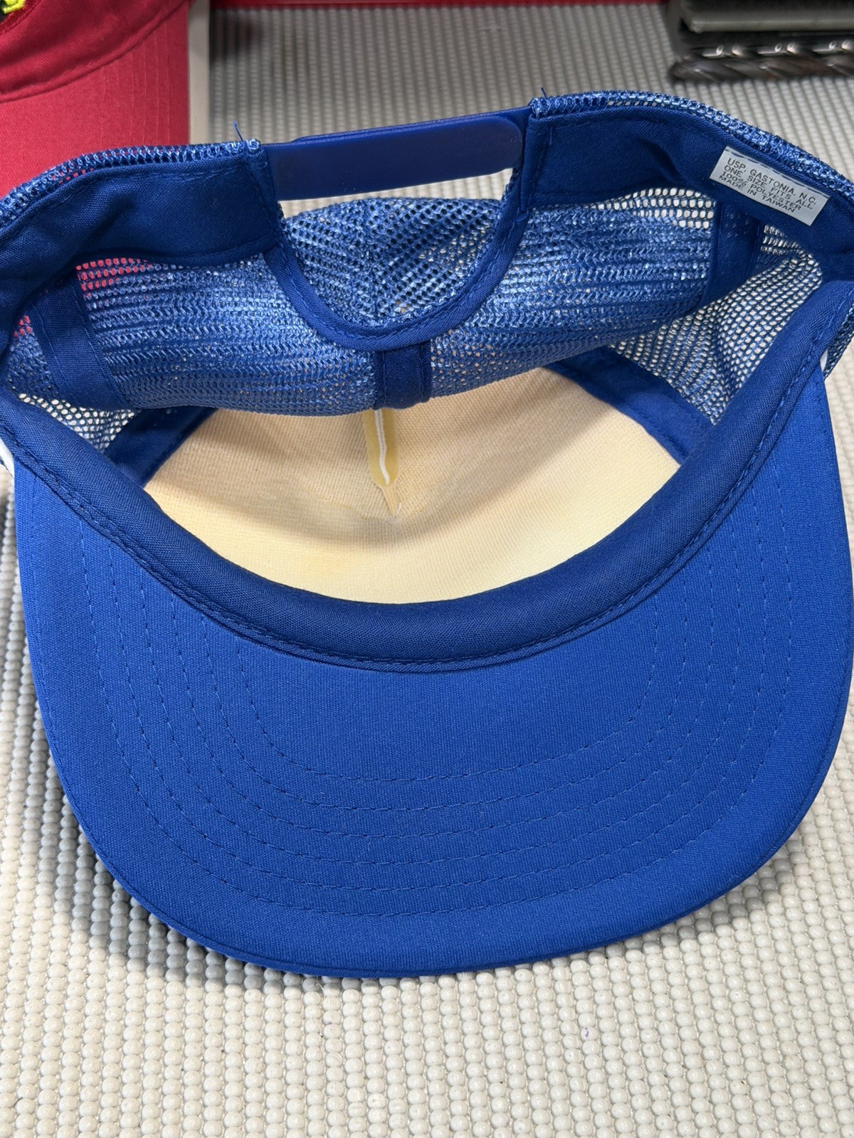 Vintage Lincoln Speedway Trucker SnapBack Cap Hat