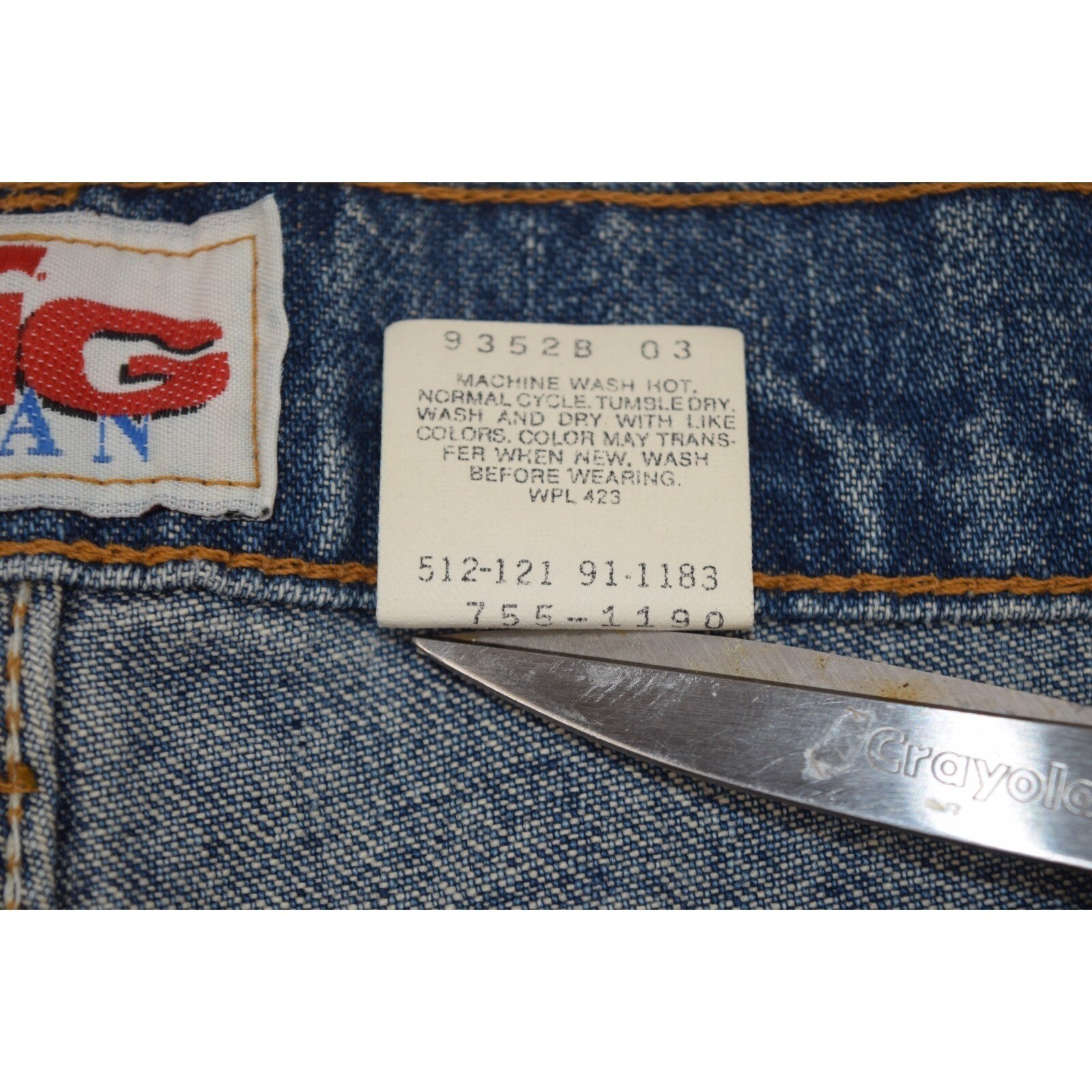 Vintage Levis Jeans The Big Jean Student 28 x 30 90s Blue Made USA c.1991 NWT