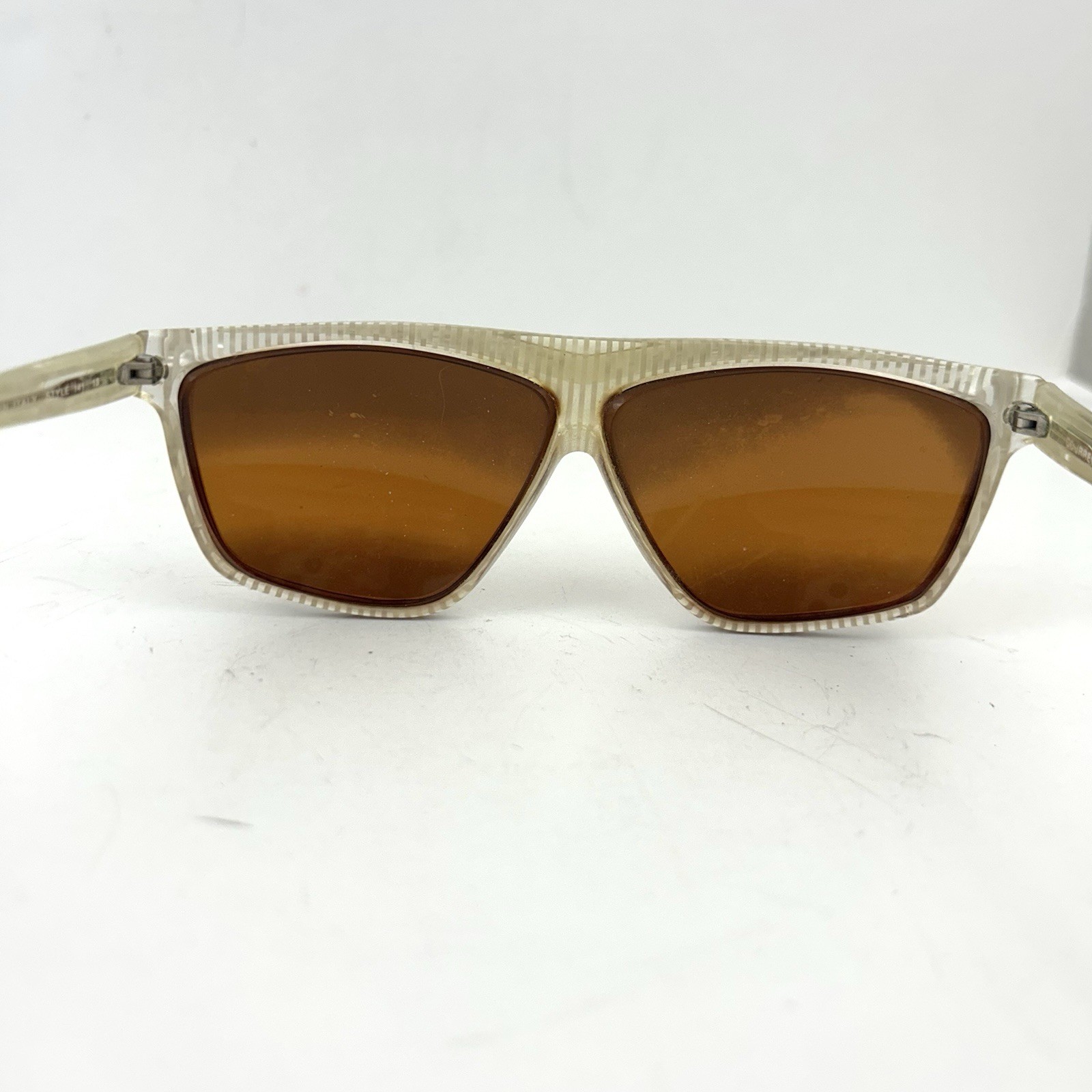 Vintage Courreges Sunglasses Style 141 Striped Plastic READ* Women’s
