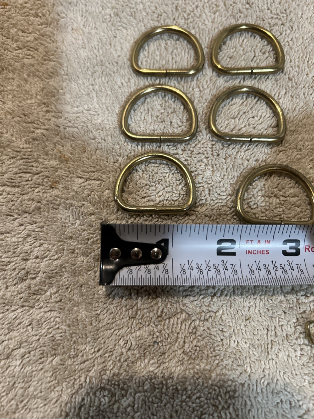 vintage Assorted Leather Crafting Fasteners 3.5ozs