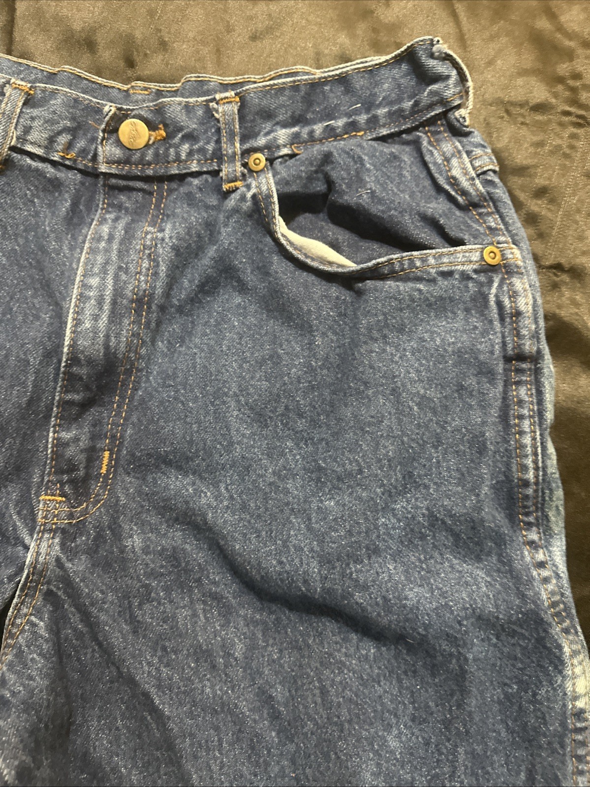 Chic Blue Denim Jeans Women’s 30×28 2 Identical Pairs Y2K 1C21