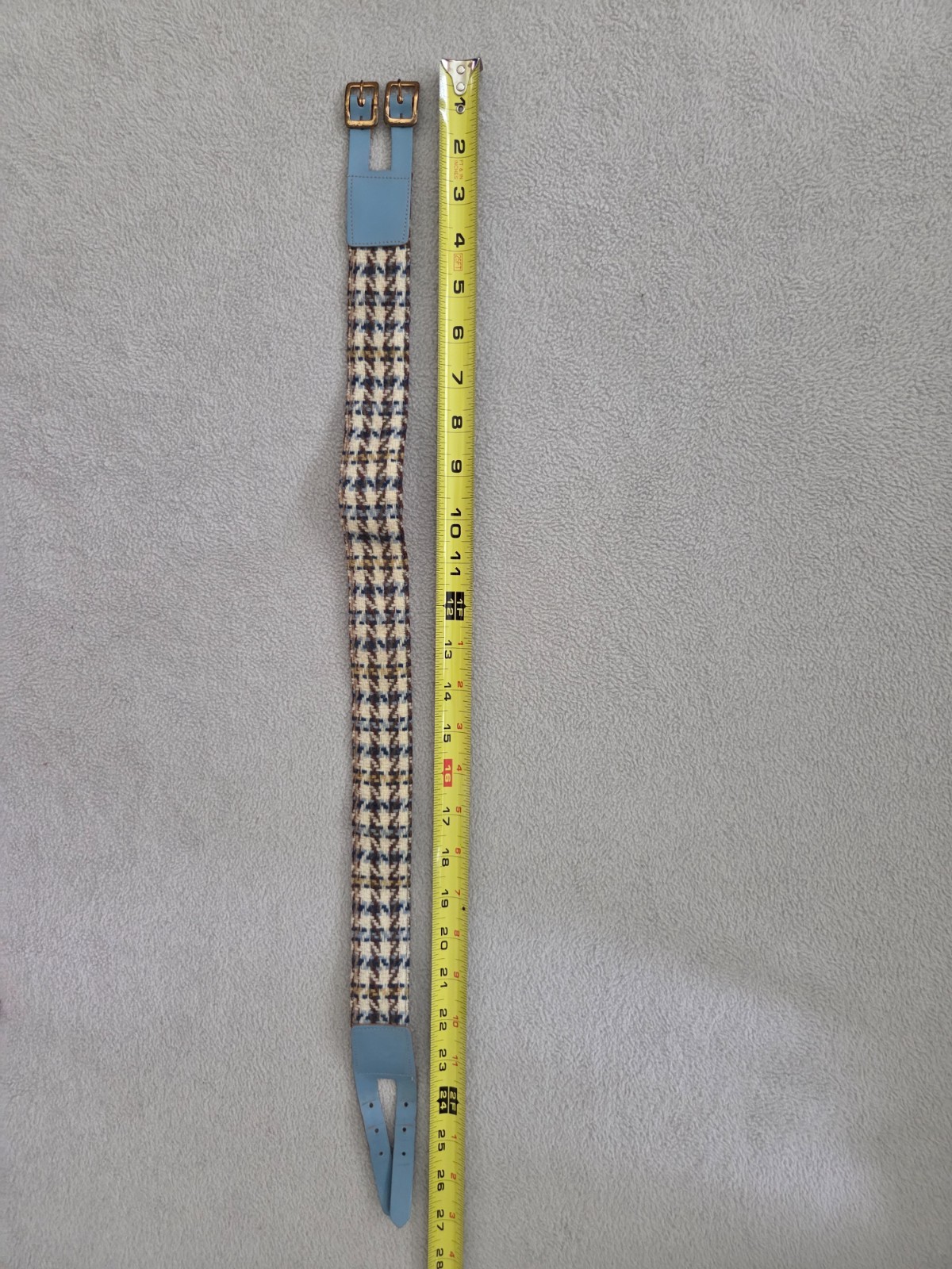Vintage 60’s Woman’s Skirt 100% Wool USA Pleats at the Waist Matching Belt