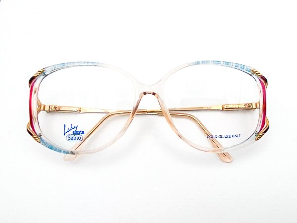 1980s Safilo Women’s Deadstock Vintage Oversized Eyeglasses – Multi-Colored