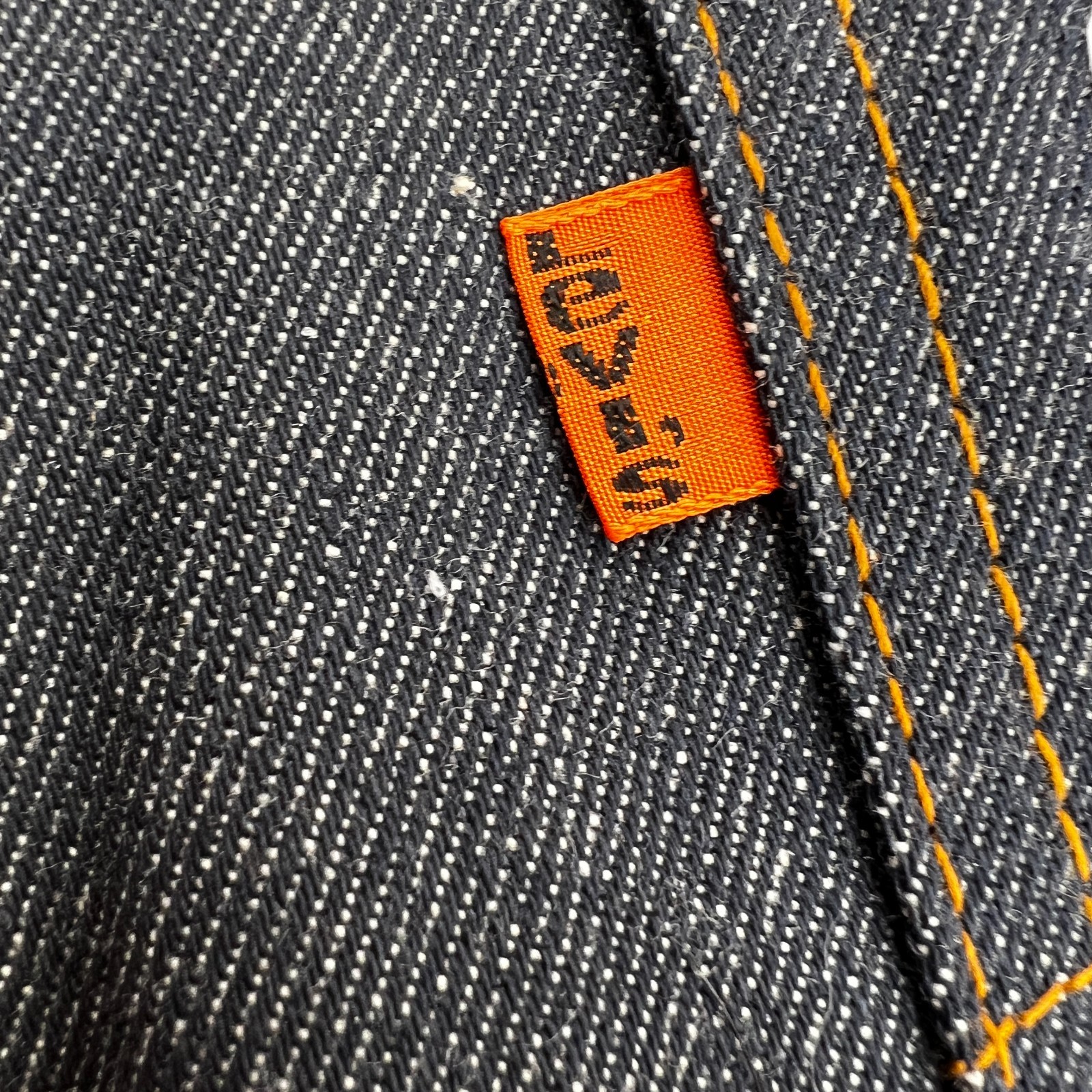 Vintage 1970s Levi’s 346-8117 Orange Tab Bell Bottoms NOS Deadstock W25