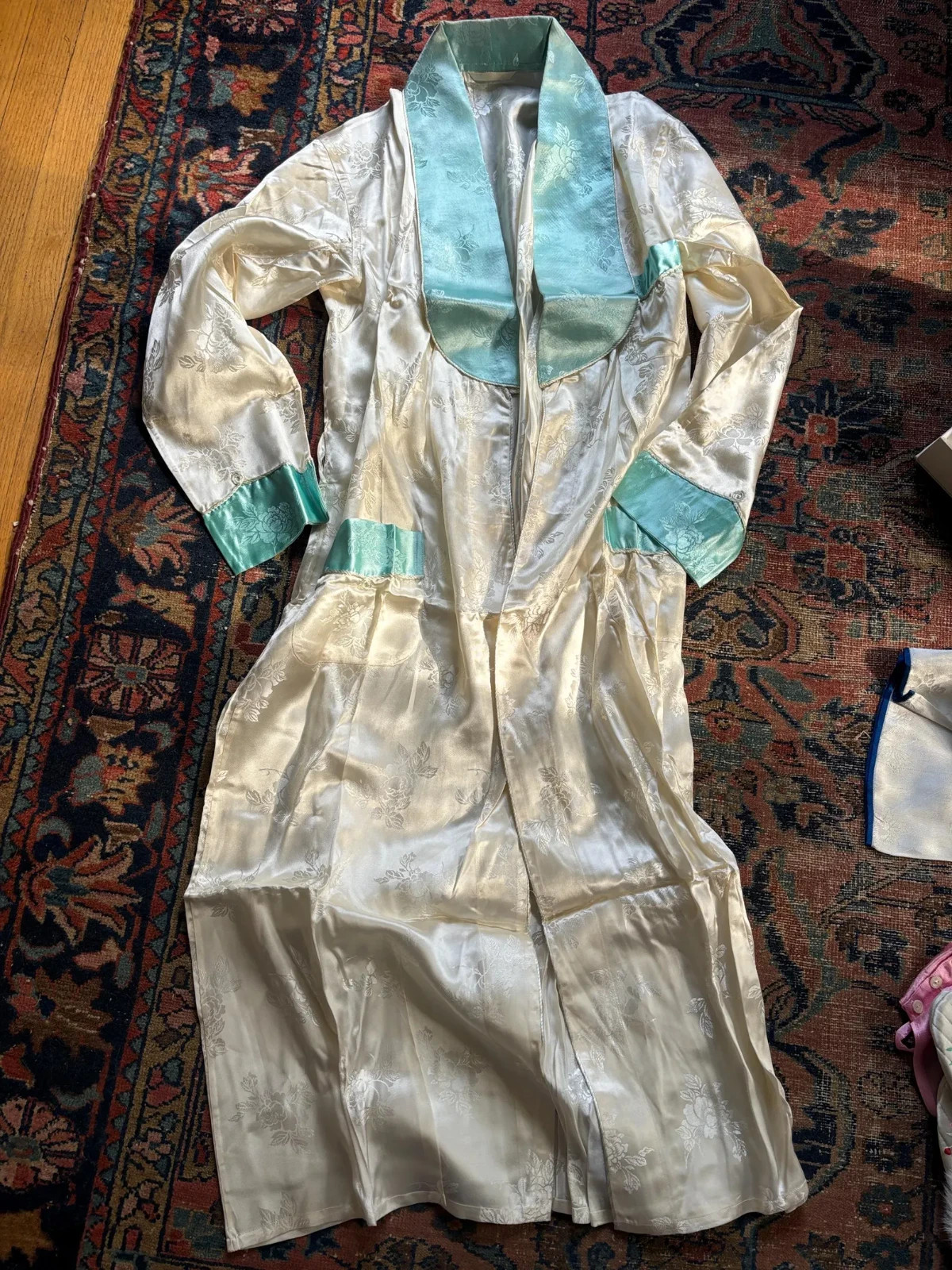 Vintage 1940s WWII Souvenir Sweetheart Lingerie Box Gift Pajamas Robe Slippers