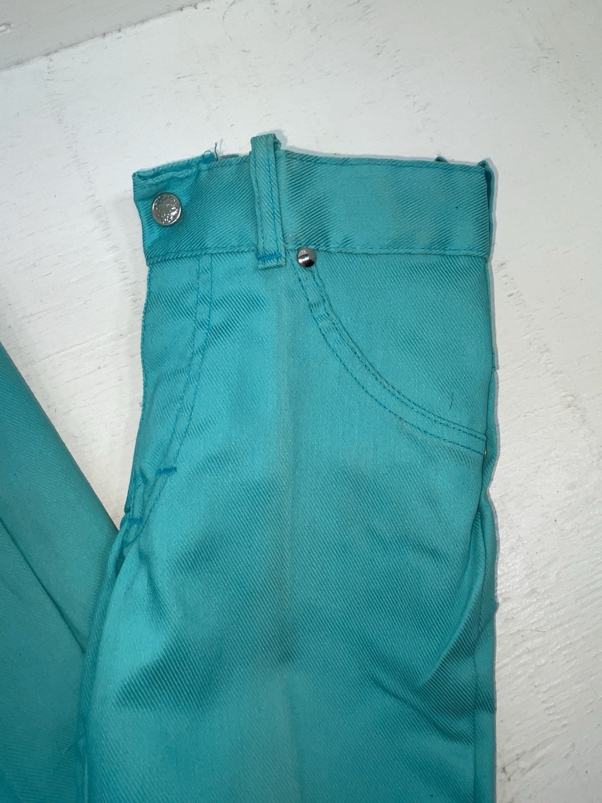 New Vintage Blue Karman Polyester Pants #43204 VV-83