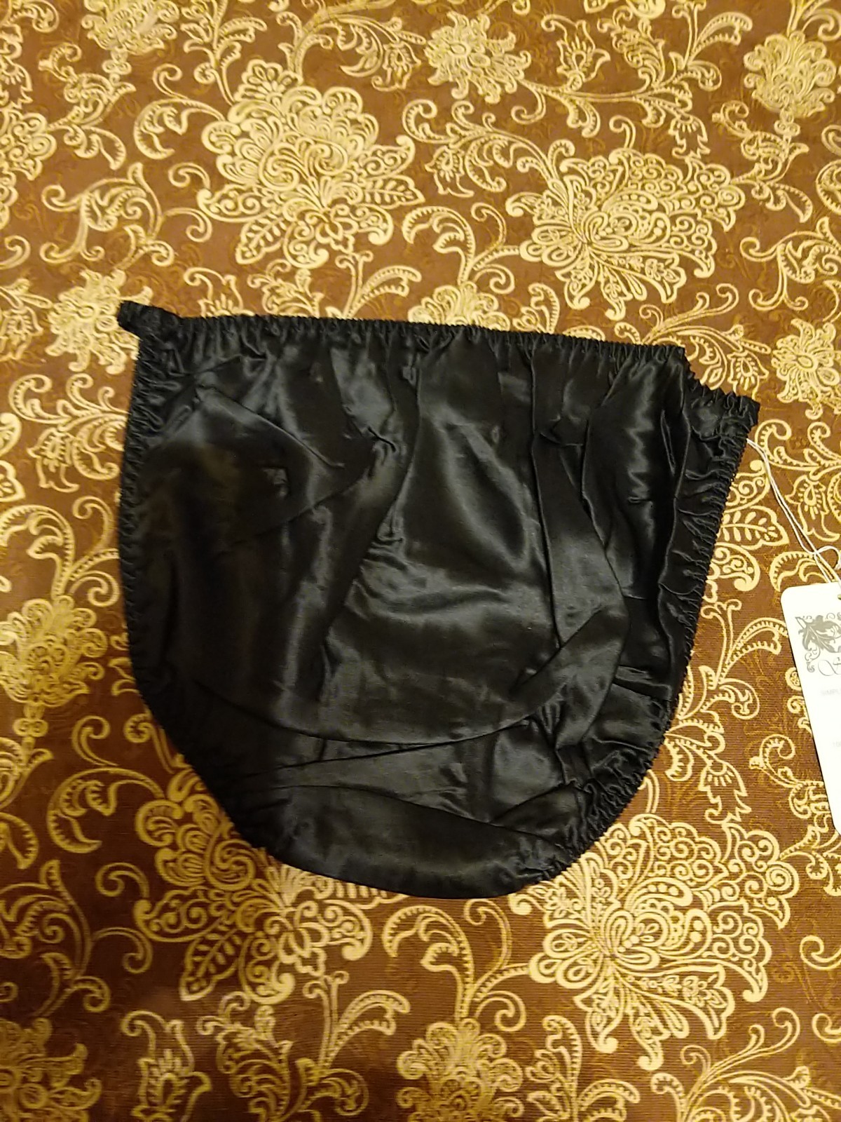 Vtg Soo Silks Satin String Bikini Panties Size Medium