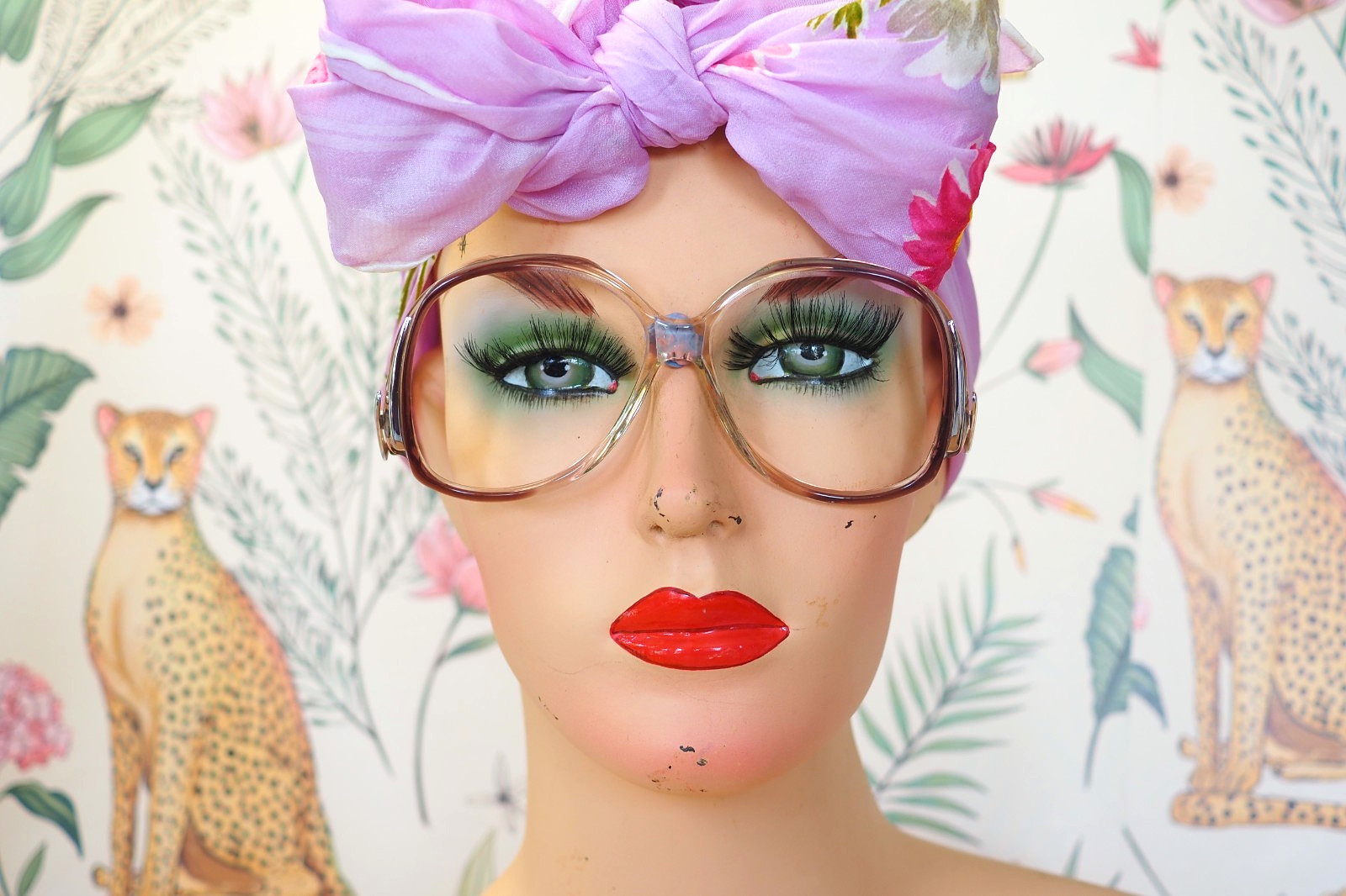 Vintage 1970s Eyeglasses USA Grandma chic Boho NOS
