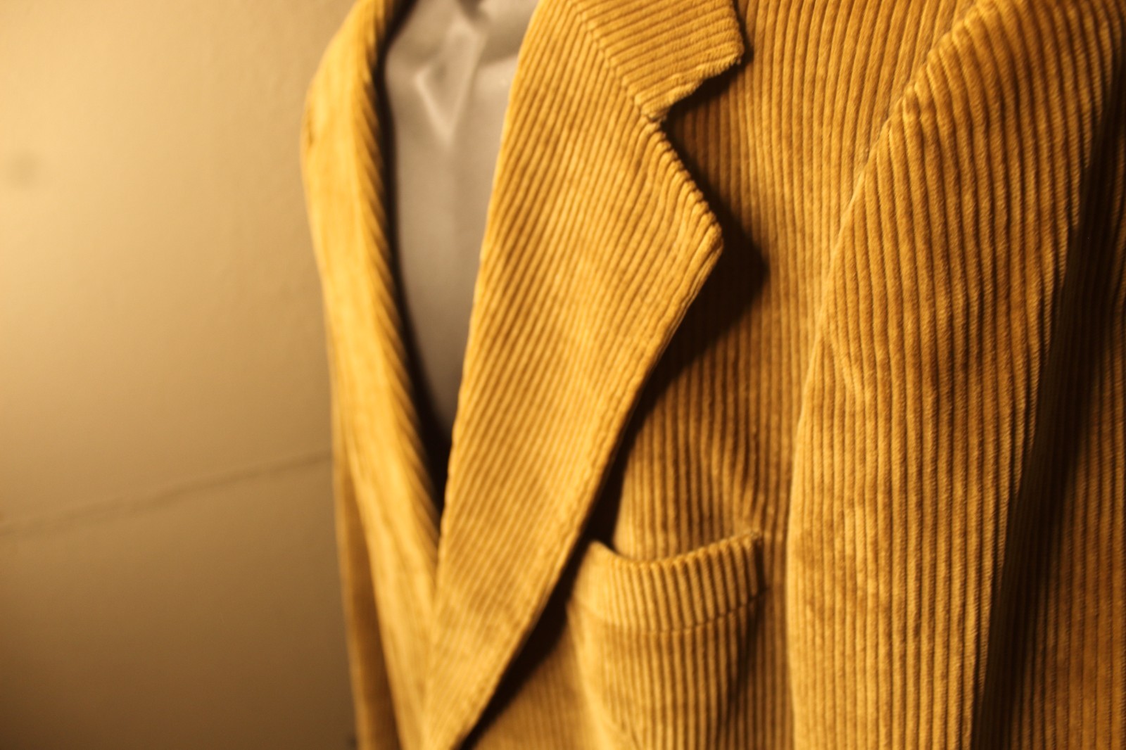 Vintage Yves Saint Laurent Corduroy Sport Coat Blazer France 100% Cotton L