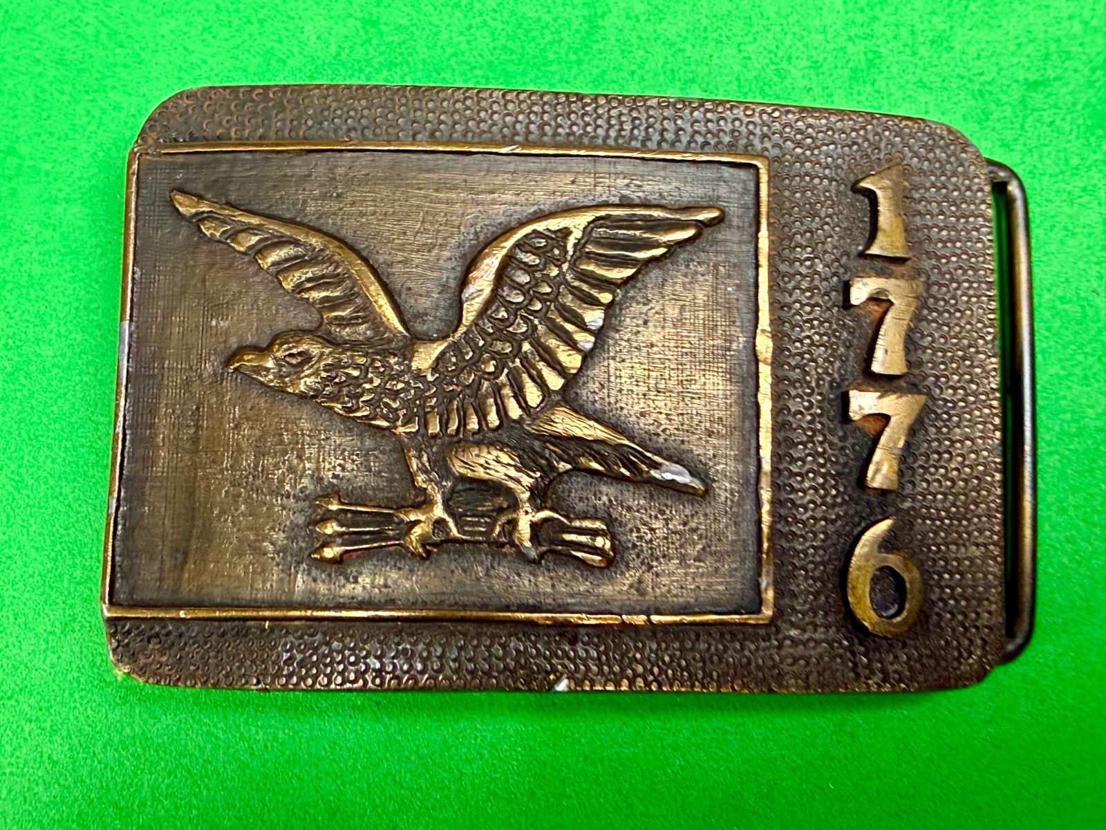 United States of America Bicentennial 1776–1976 Eagle Commemorative Belt Buckle