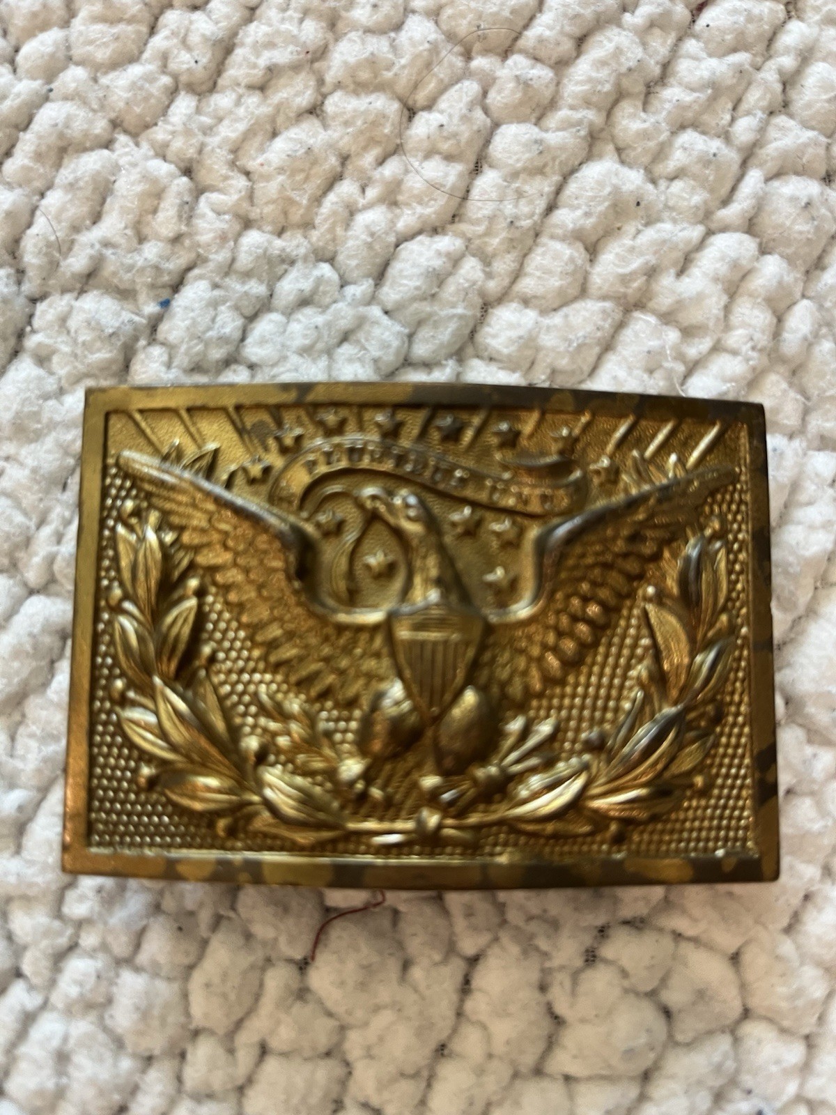 Vintage U.S. Officer’s Eagle Sword Belt Plate, Adult Unisex