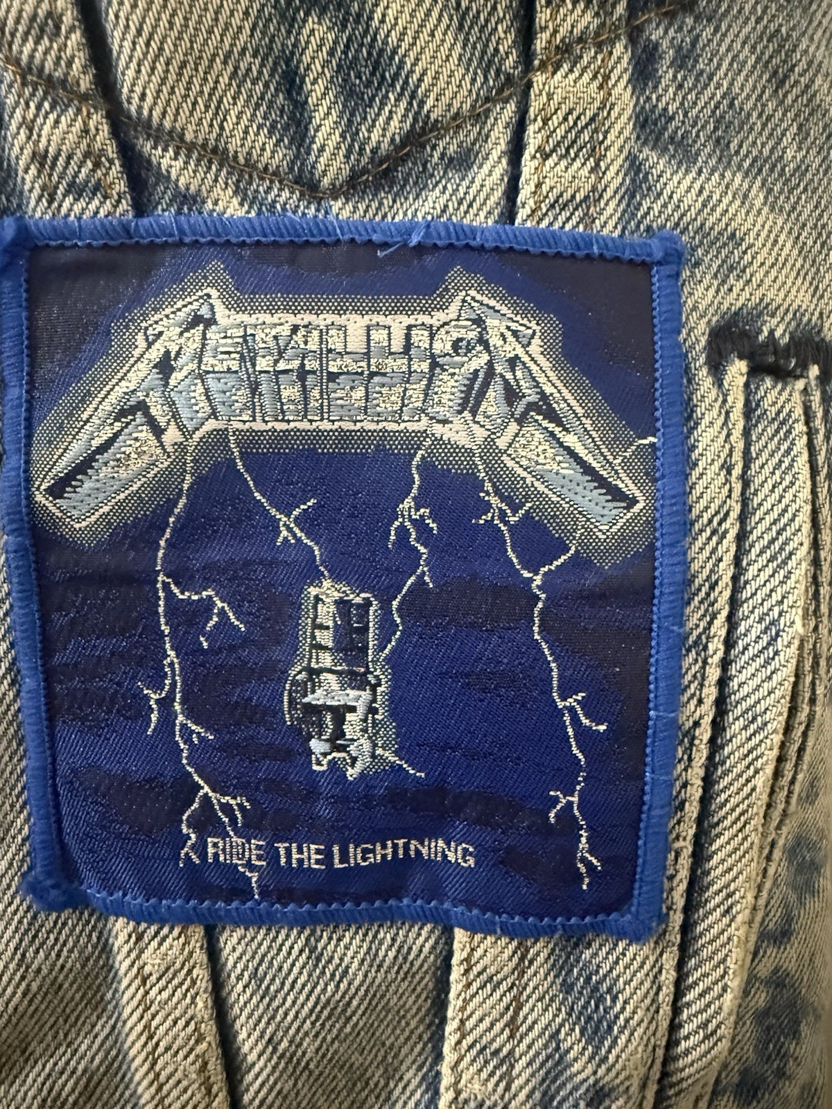 Vintage USA Made Levi’s Big E Battle Vest – Thrash Metal, 60/70s Era Vest