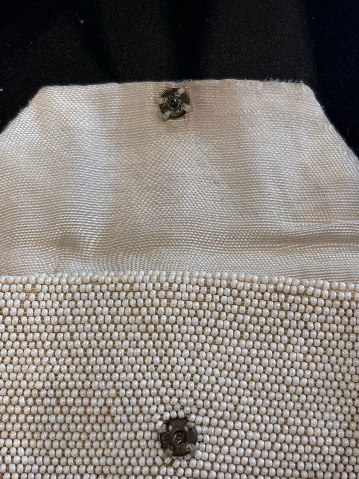 vintage Art Deco beaded clutch bag from Czechoslovakia
