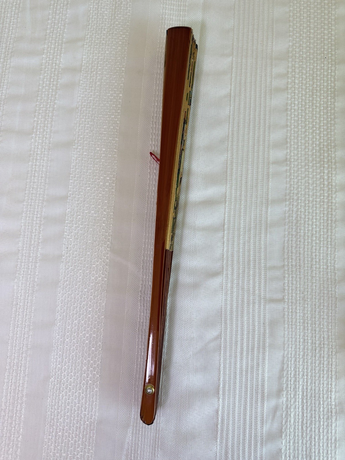 Vintage Chinese Hand Fan, Wall Decor 15”