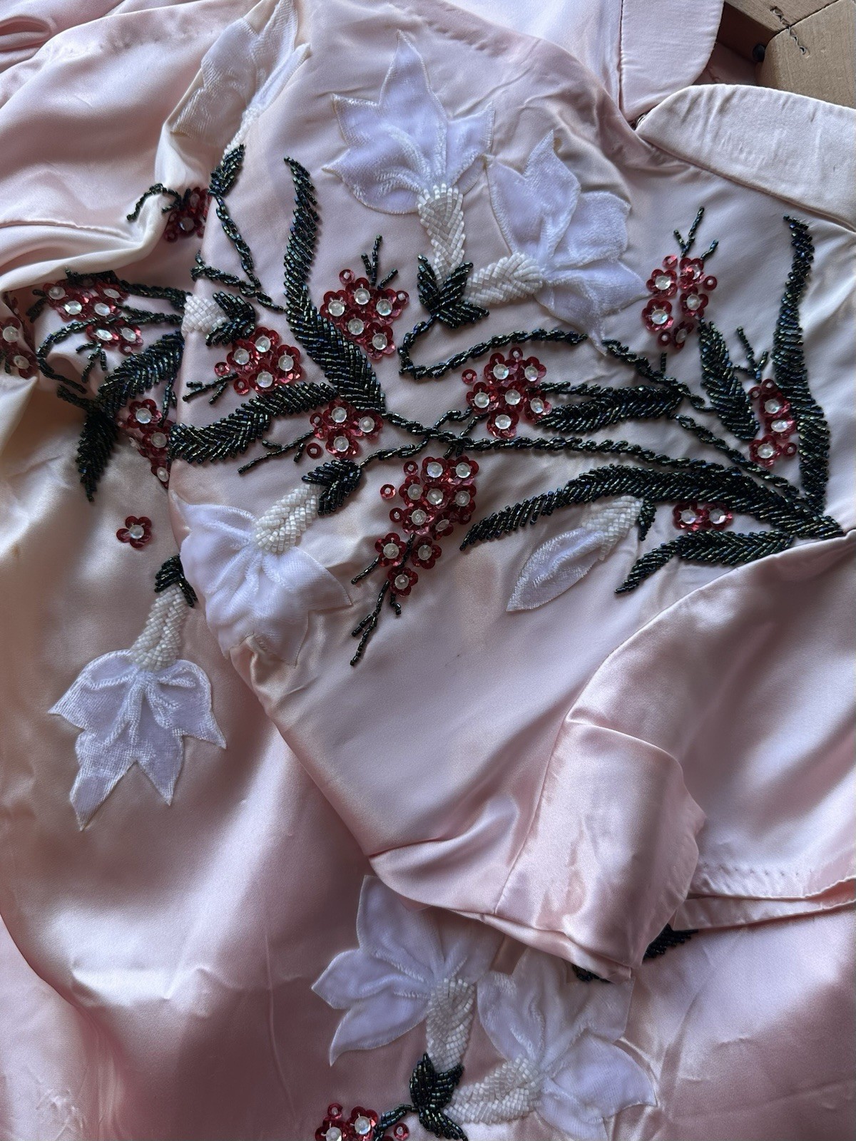 Vintage Resale Lot 3 Piece Antique French Women’s Silk Cotton Dress Blouse XS S