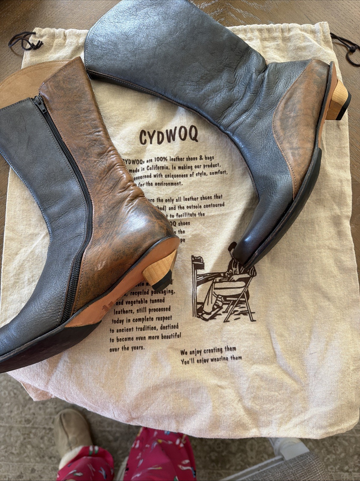 Cydwoq Women’s Handmade Leather Shoes Vintage Made In USA Size 37 Retail$598