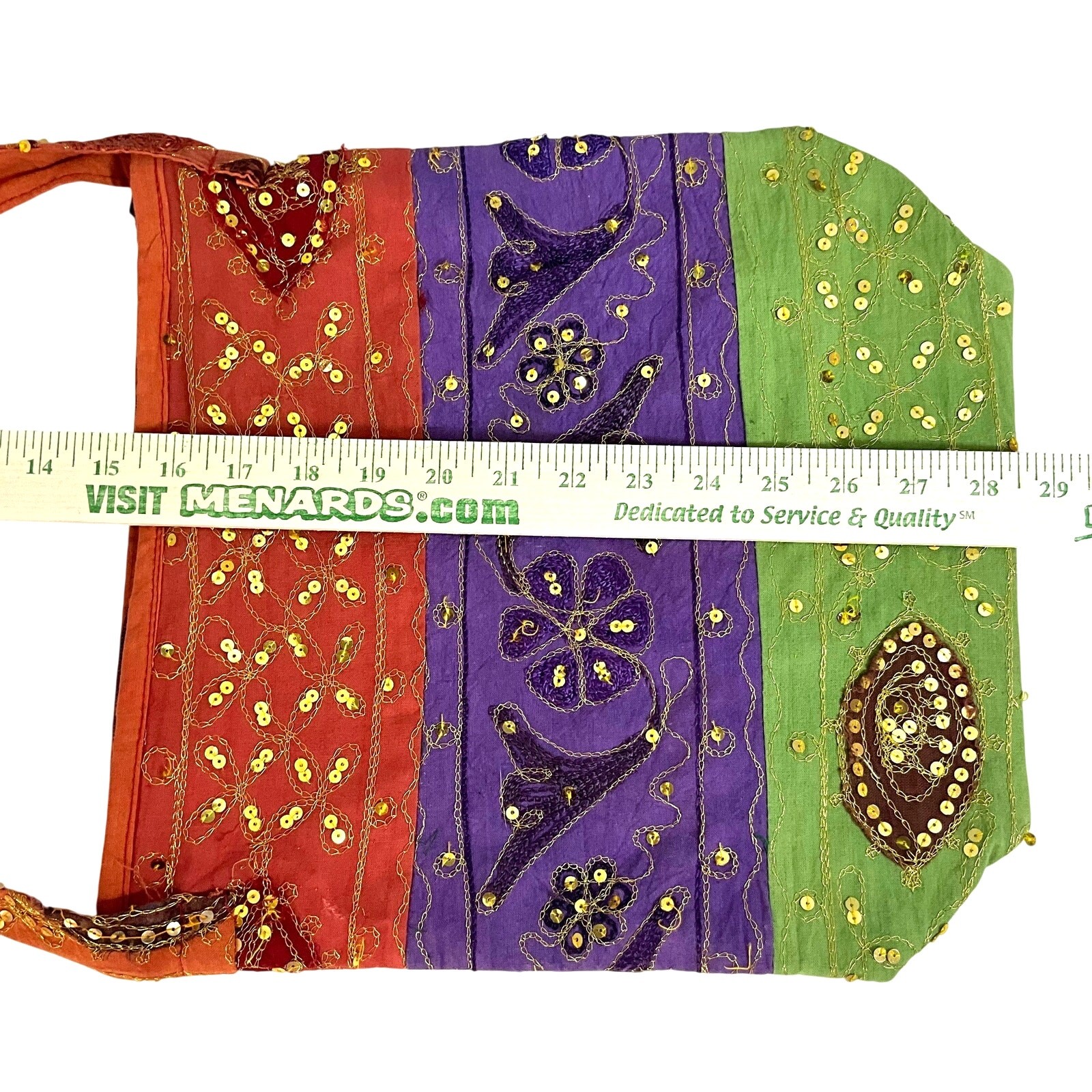 Vintage Boho Hippie Sequin Bag: 80s, 90s, Y2K
