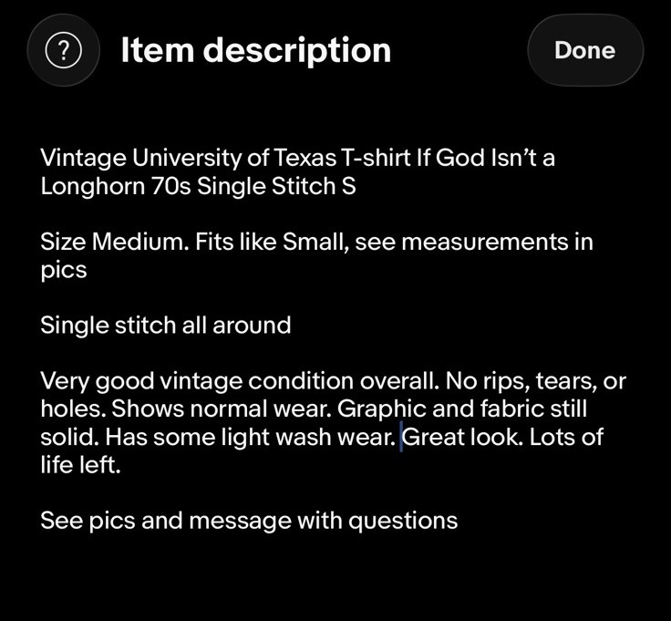 Vintage University of Texas T-shirt If God Isn’t a Longhorn 70s Single Stitch S