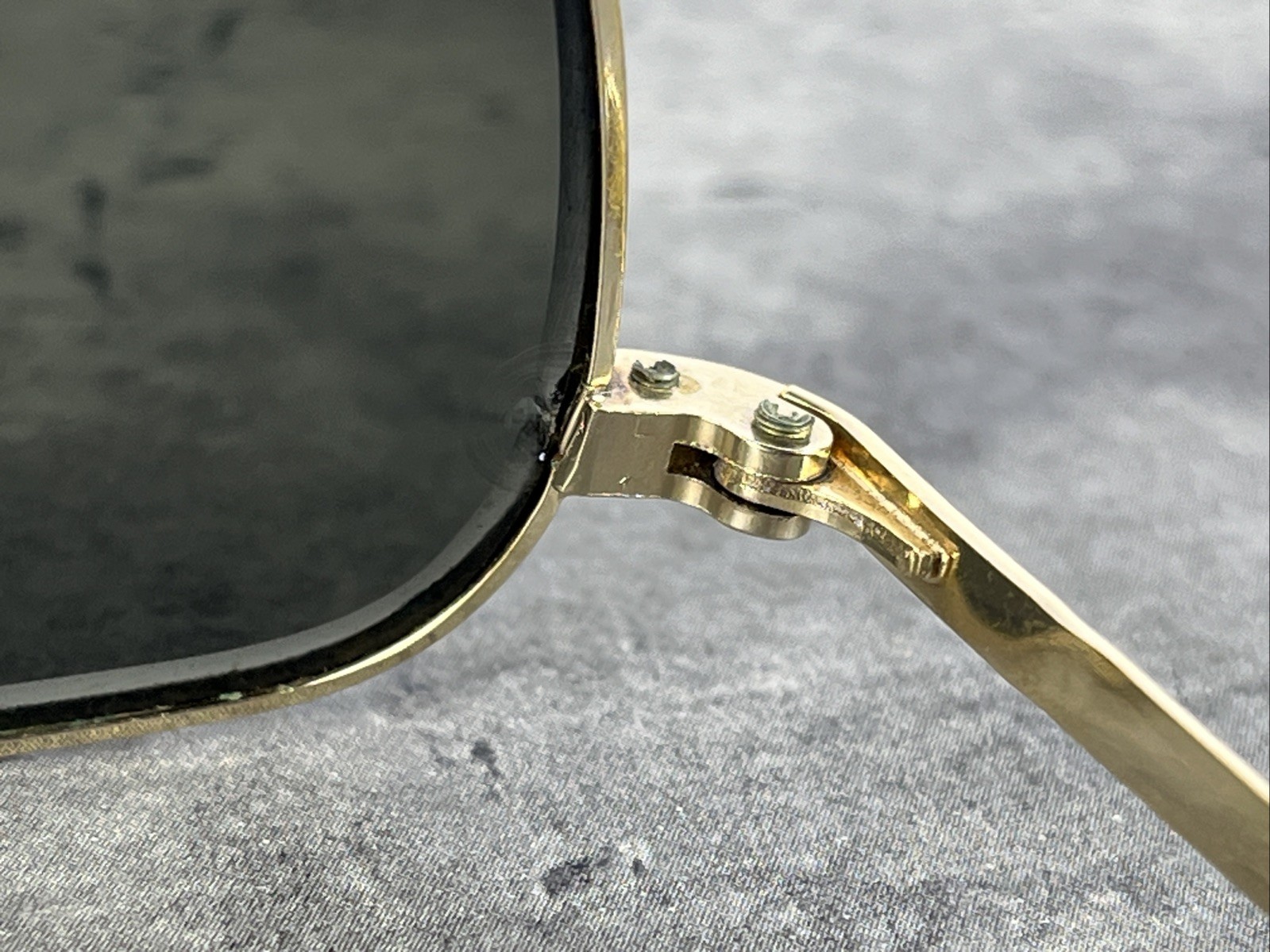 Vintage Classic Original American Optical Aviator Pilot Sunglasses 5 1/2 A/O