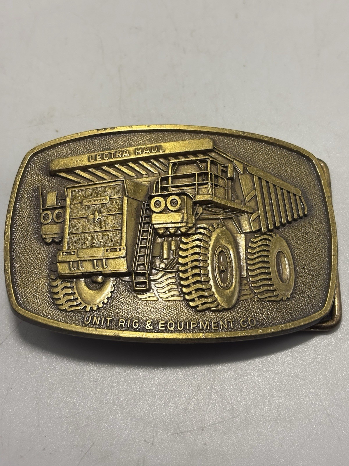 Unit Rig And Equipment Co Brass Belt Buckle