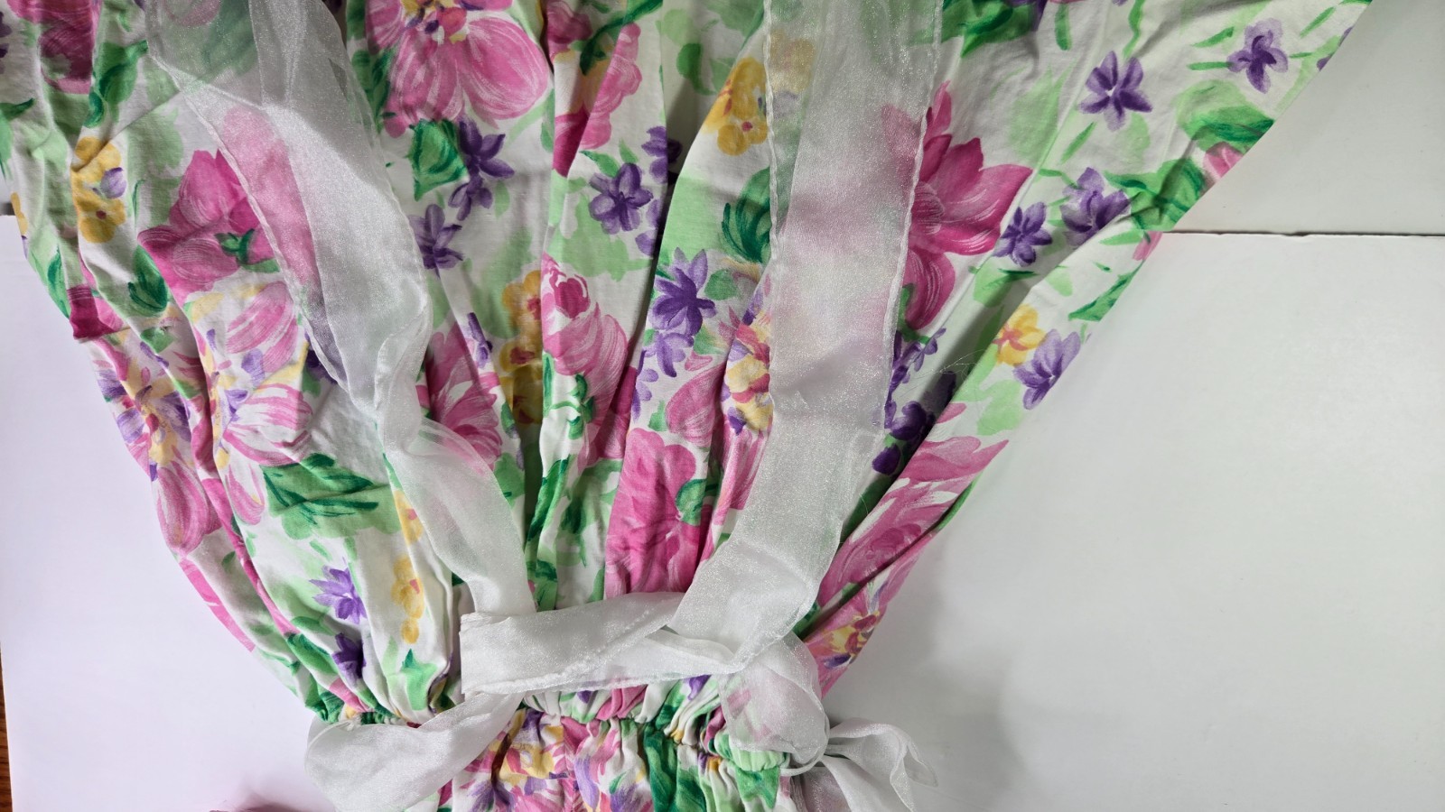 Vintage Isabella Kids Dress Size 10 Floral Y2K Holiday Spring Special Occasion