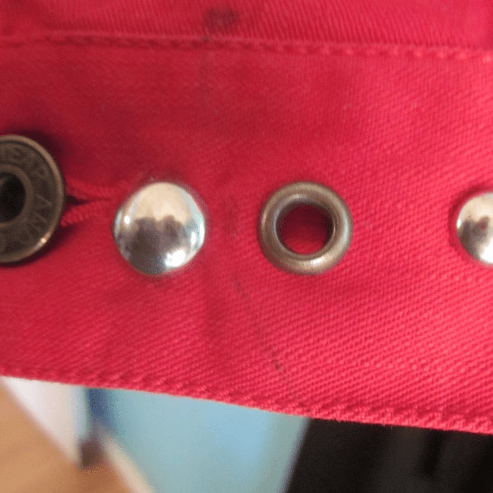 Moschino Womens Size 6 Cheap & Chic Red Embellished Cropped Jacket Made in Italy