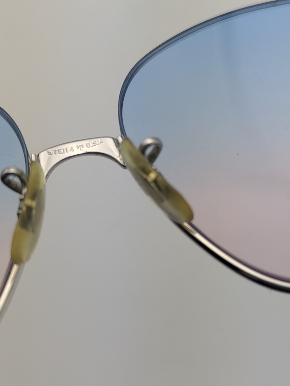 Vintage Versailles Two Tine Blue Pink 80’s Eye Glasses