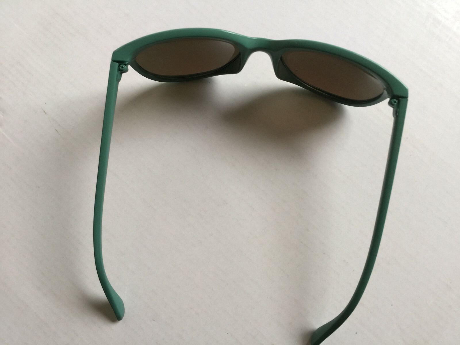 Mirror sunglasses mint green frame purple lens 100% UV protection