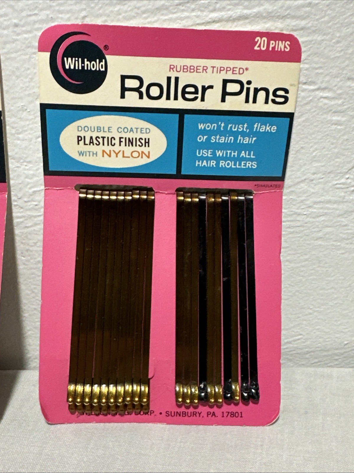 Tip Top Clipettes & Wil-hold Roller Pins NOS Vintage