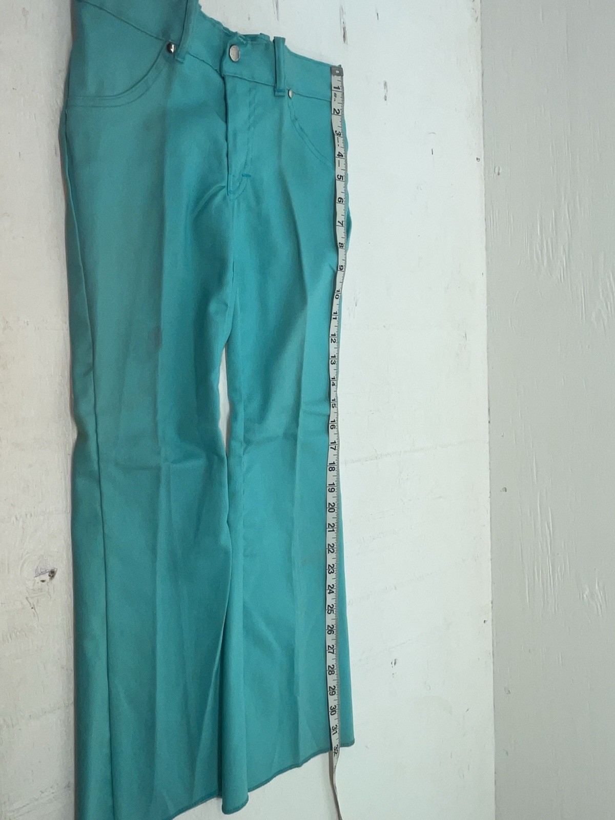 New Vintage Blue Karman Polyester Pants #43204 VV-83
