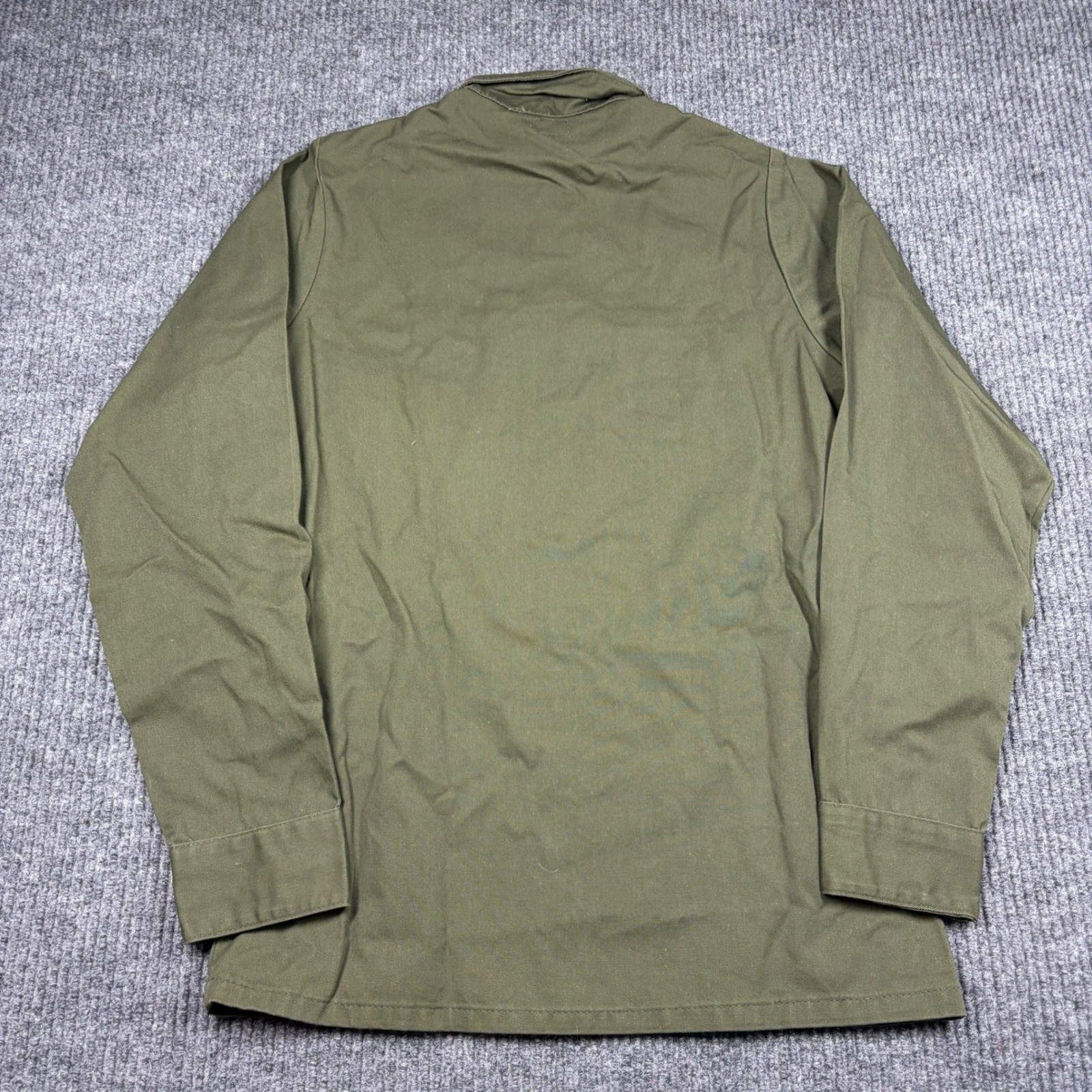 Vintage US Army OG-507 Utility Shirt Mens 13.5×32 Selma Apparel Olive Drab Green
