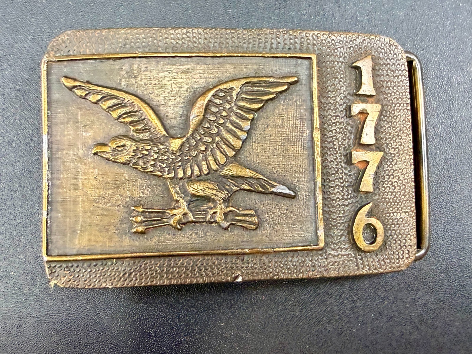 United States of America Bicentennial 1776–1976 Eagle Commemorative Belt Buckle