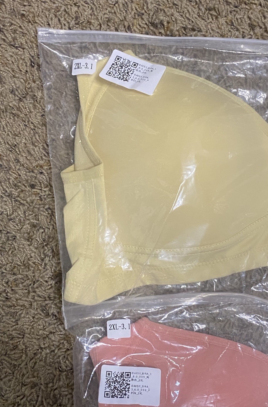 2 NEW Daisy Bras Cotton Front Snap 2XL