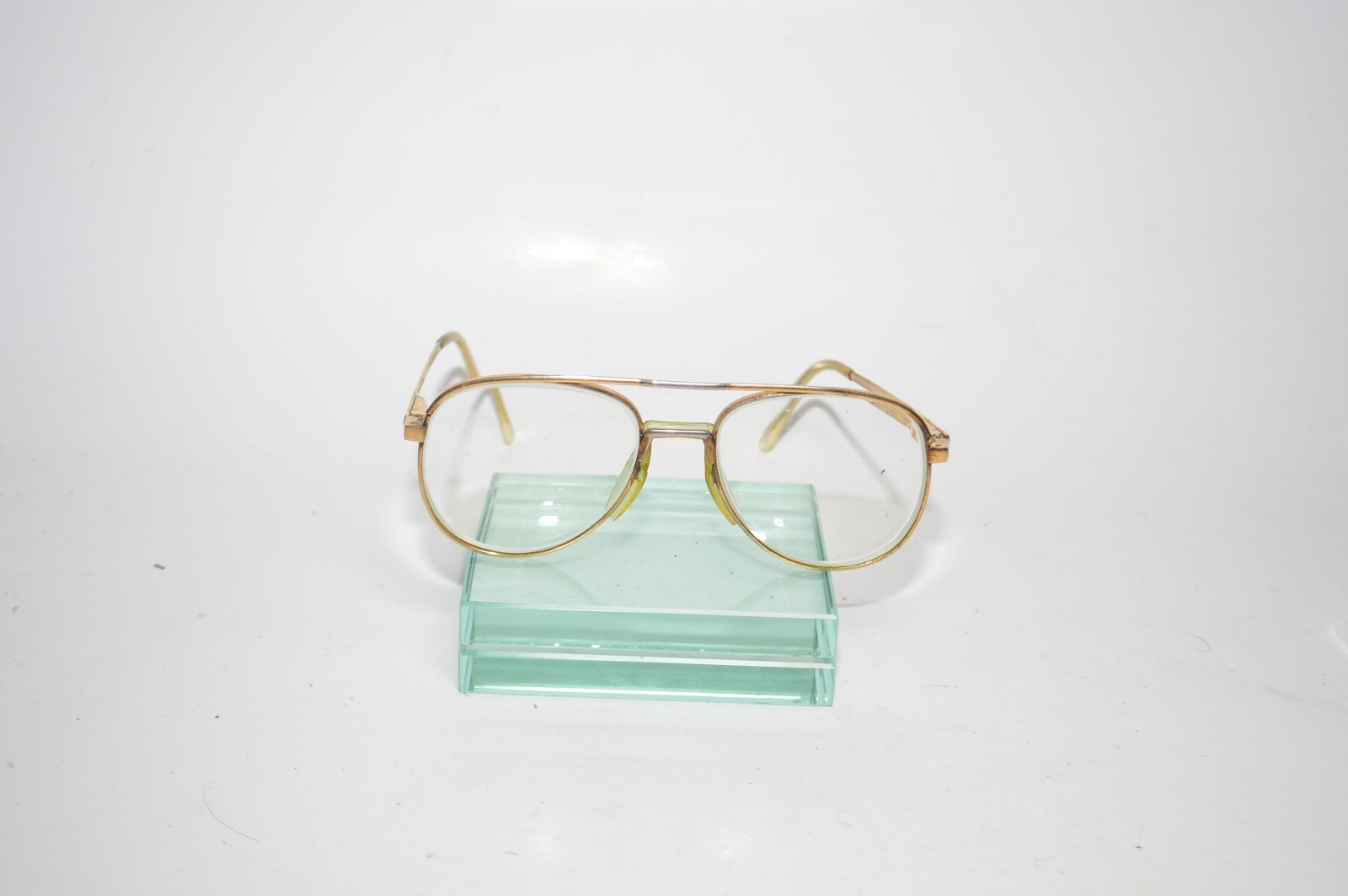 Vintage American Optical Eyeglasses Frames 145MM Gold Tone