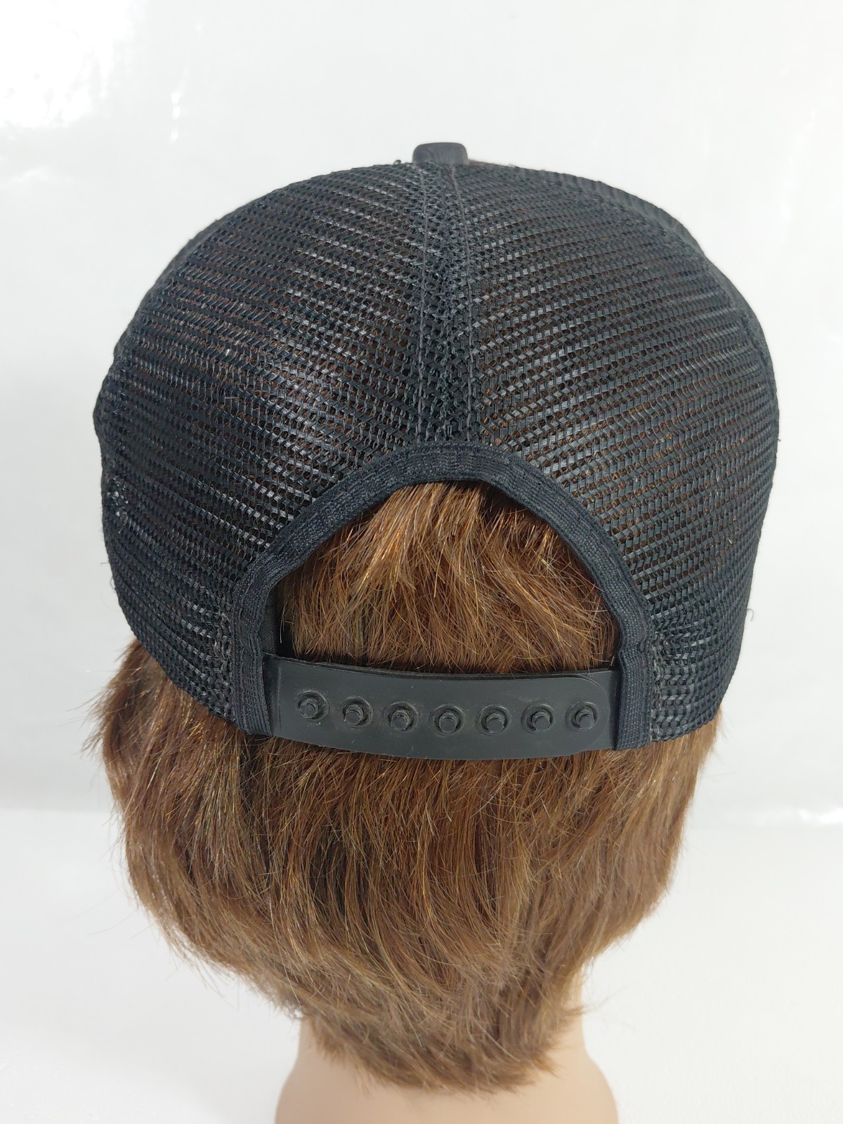 VTG New Era Snap-on Tools Trucker Hat Black Mesh Snapback Made in USA