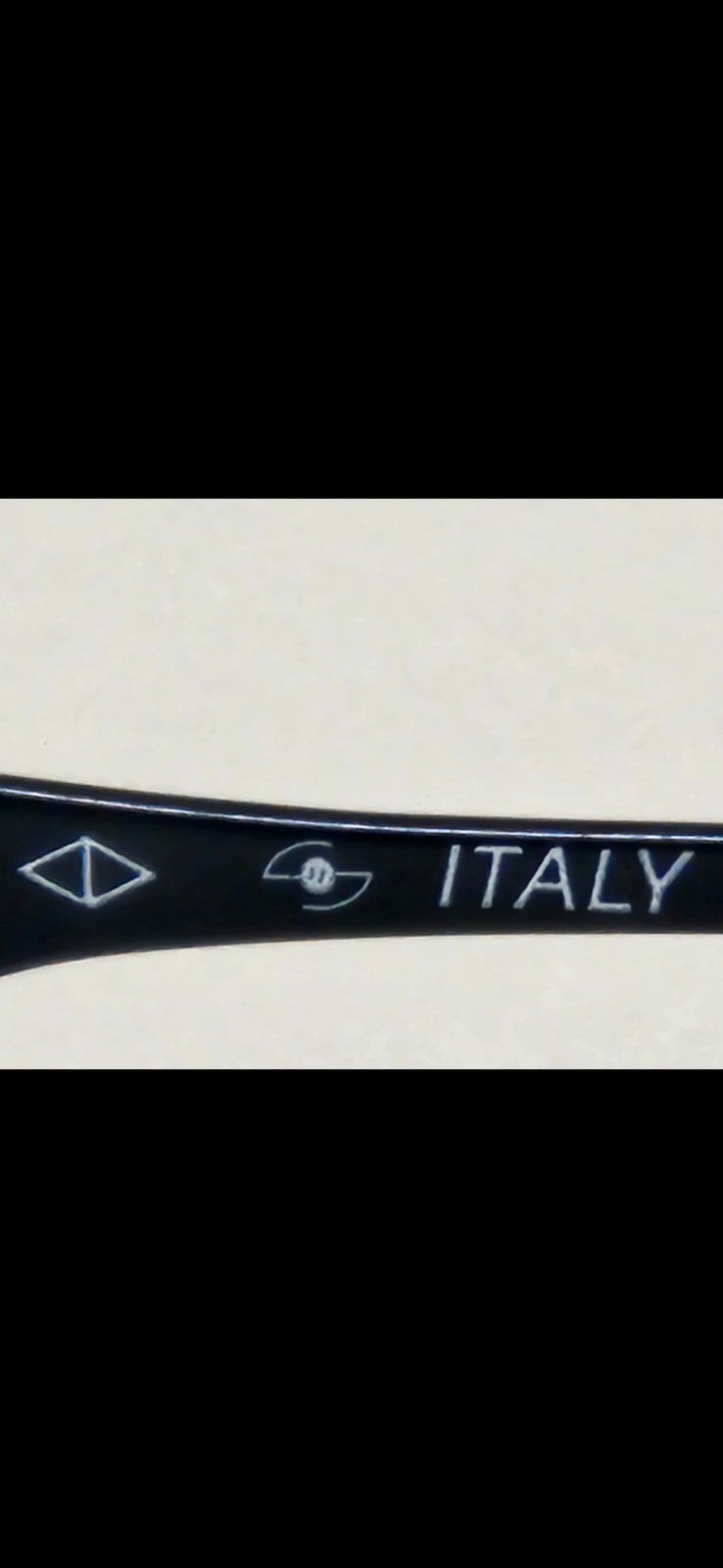 Vintage Oversized Sunglasses Butterfly Drop Arm Made in Italy