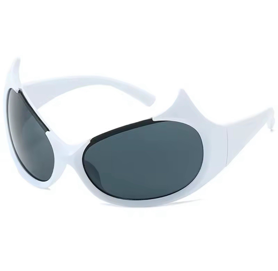 Cat Eye Sunglasses Women Men Vintage Brand Personality Design Horn Deamon