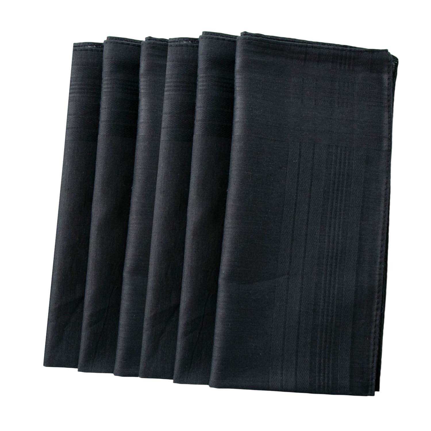 Assorted Striped Men’s Pocket Handkerchiefs 100% Cotton Soft Hankies Plaid