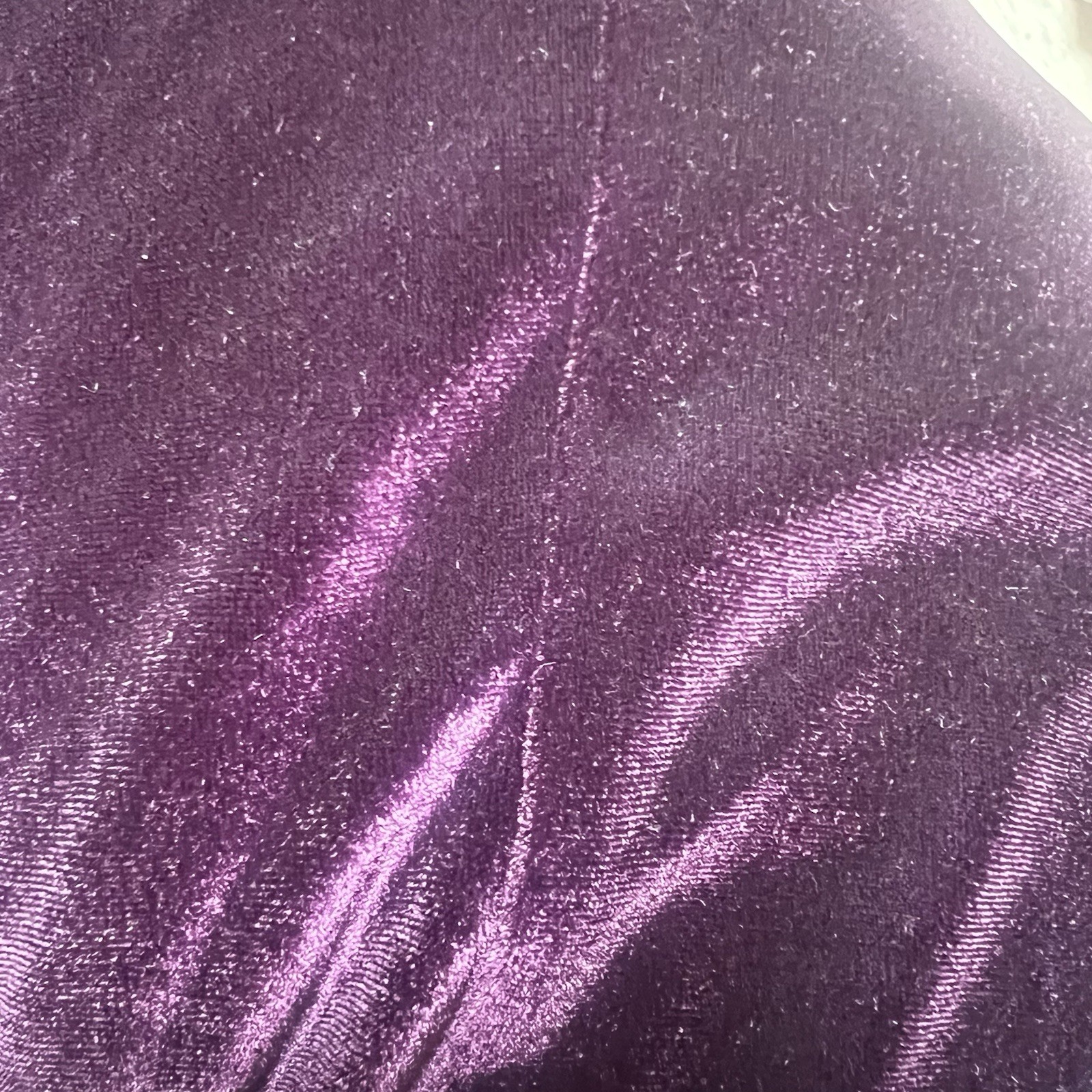 Vintage All That Jazz Crushed Velvet Dress Size S/M Deep Plum Floral Whimsigoth