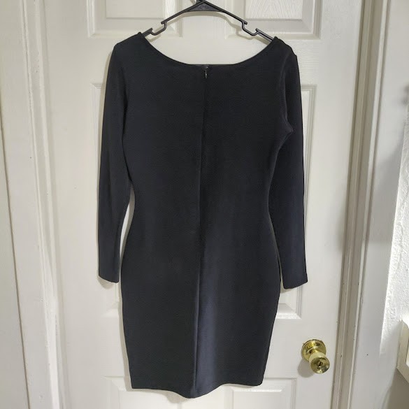 Vintage 90’s Emje Clubwear Little Black Dress Bodycon Sexy Sweetheart Neckline