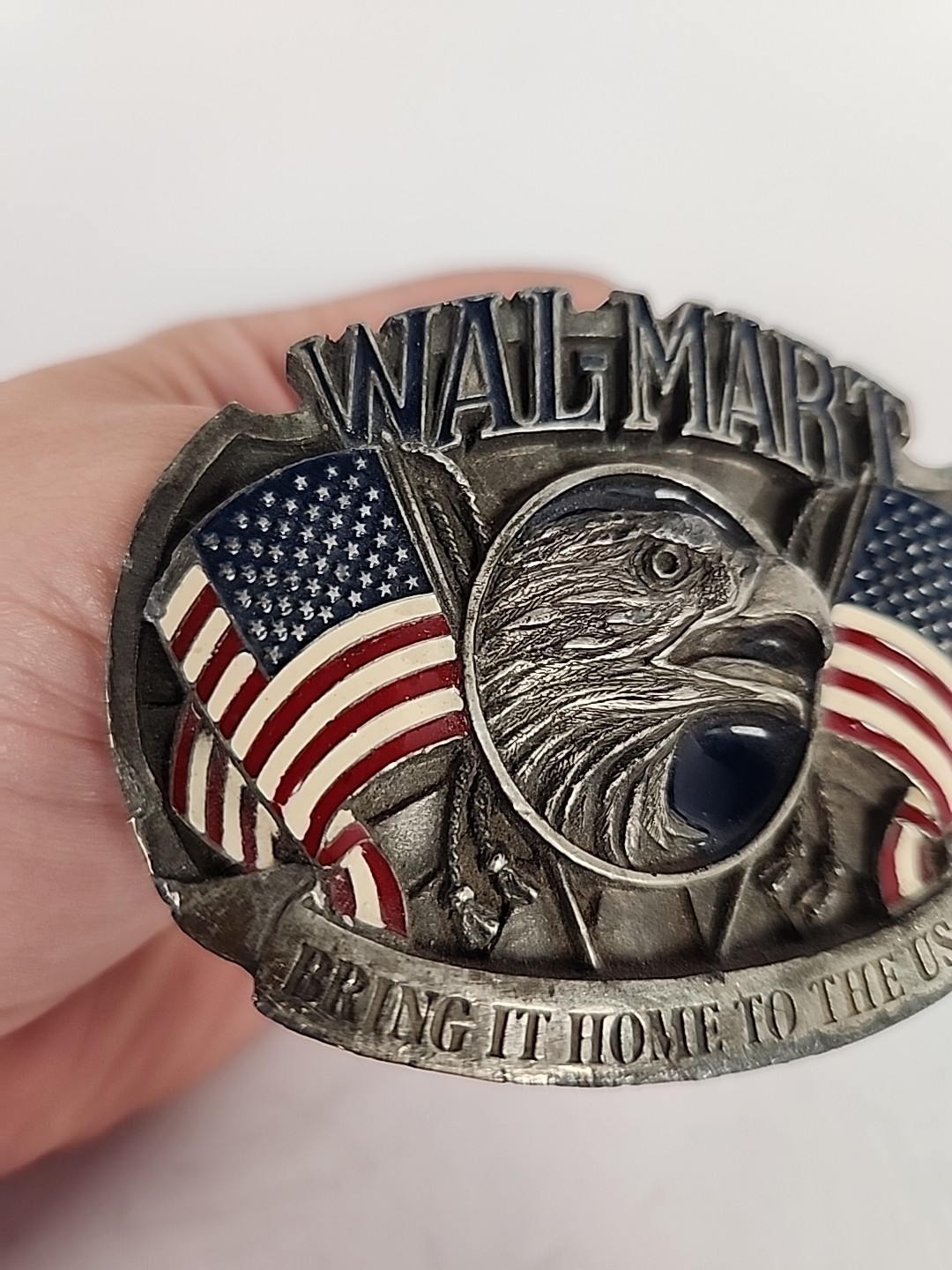 Vintage Walmart Transportation Truck Driver Limited Edition USA Made Belt Buckle