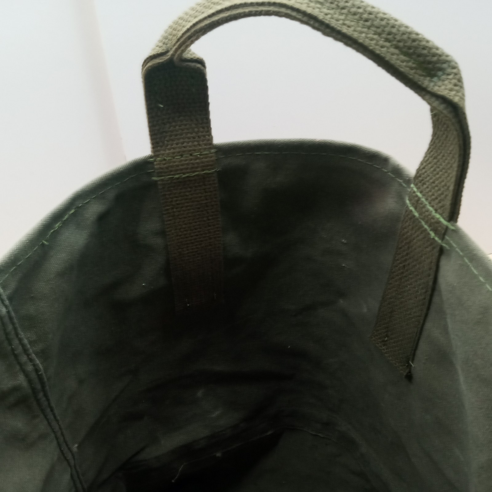 Vintage US Upcyled Duffle Bag Tote Coal Bag made with Retired US Military Duffle