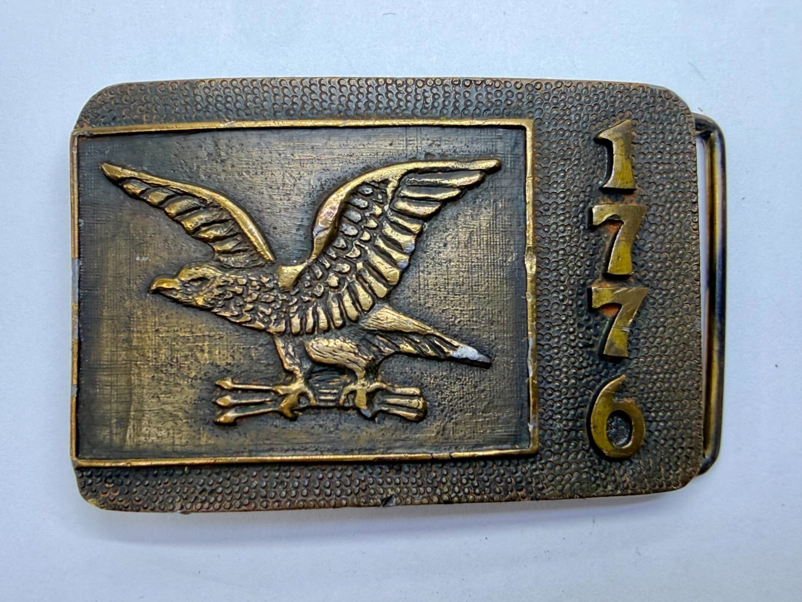 United States of America Bicentennial 1776–1976 Eagle Commemorative Belt Buckle