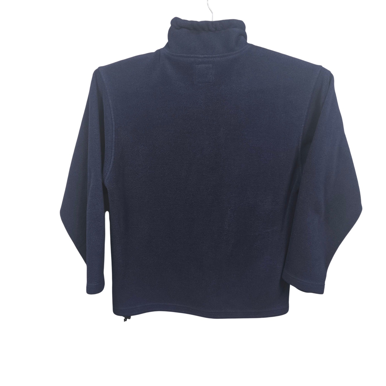Vintage American Eagle Outfitters 1/4 Zip Fleece Pullover Y2K Navy Blue Mens L