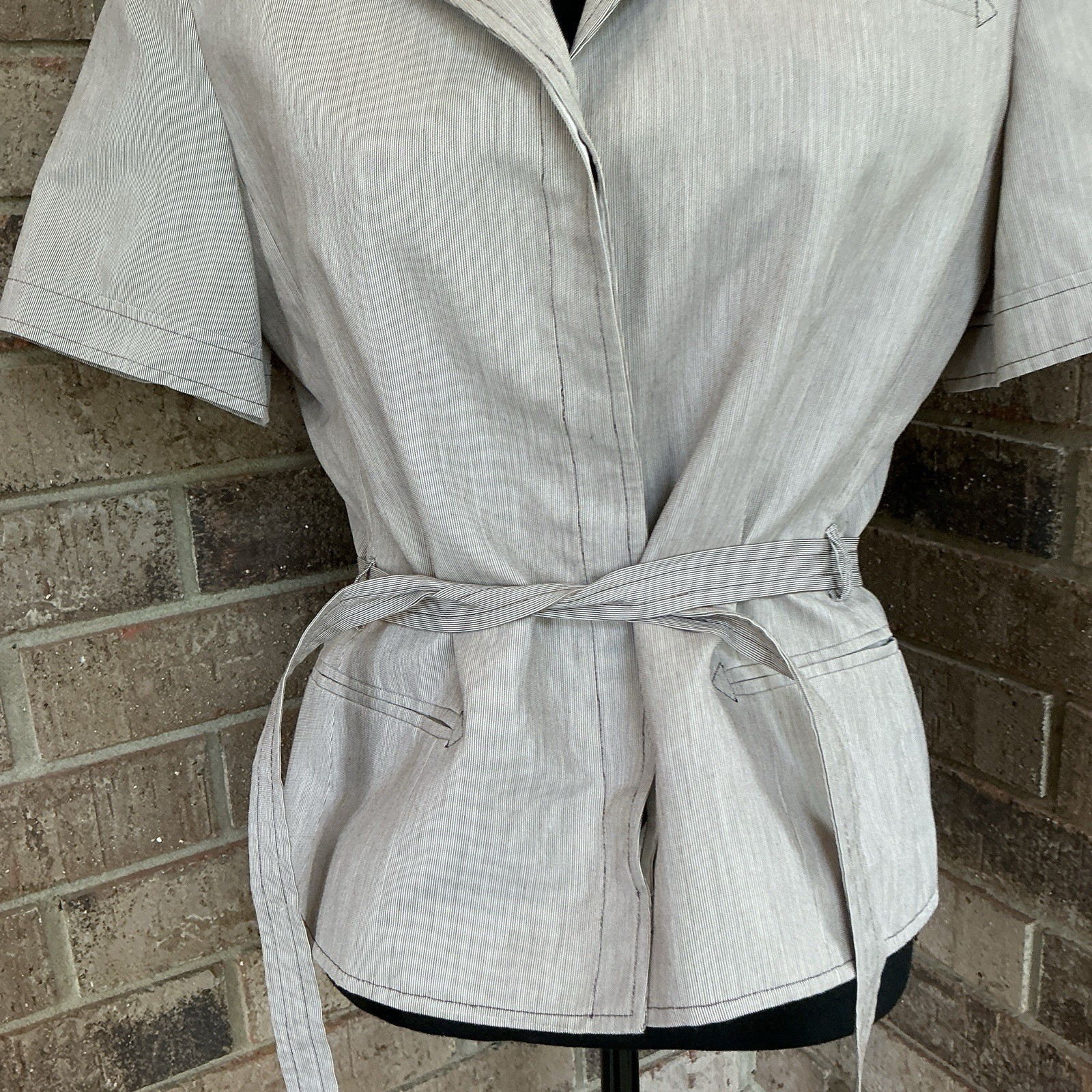 VTG Devon Hall Robert Paul Taboh 2pc Suit Set Blazer Skirt Size 10 USA Made 15D9
